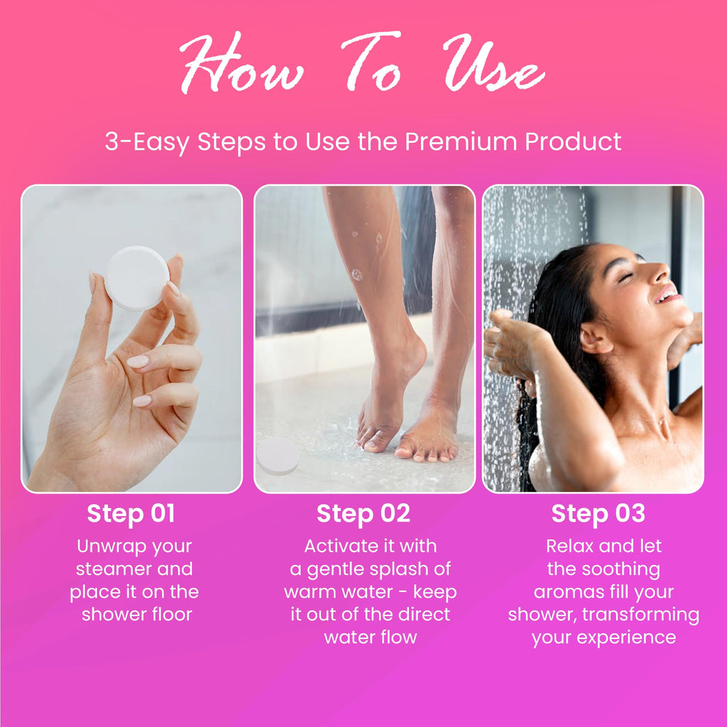LIKEVOW Shower Steamers Aromatherapy – 8 Pack Eucalyptus with Essential Oils | Natural Self-C Care