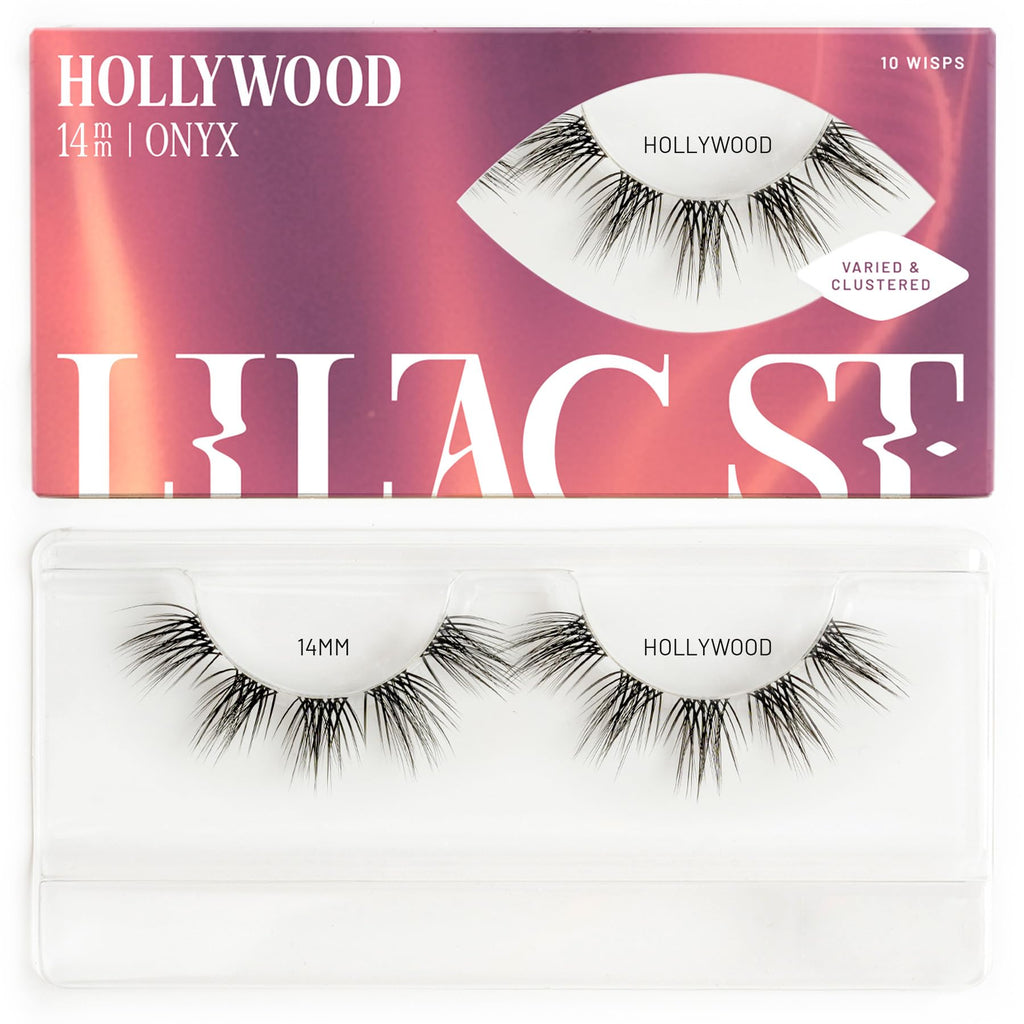 Lilac St - Hollywood Glamorous Faux Eyelash Clusters (14mm) - Lightweight & Fluttery 10-Day Wear