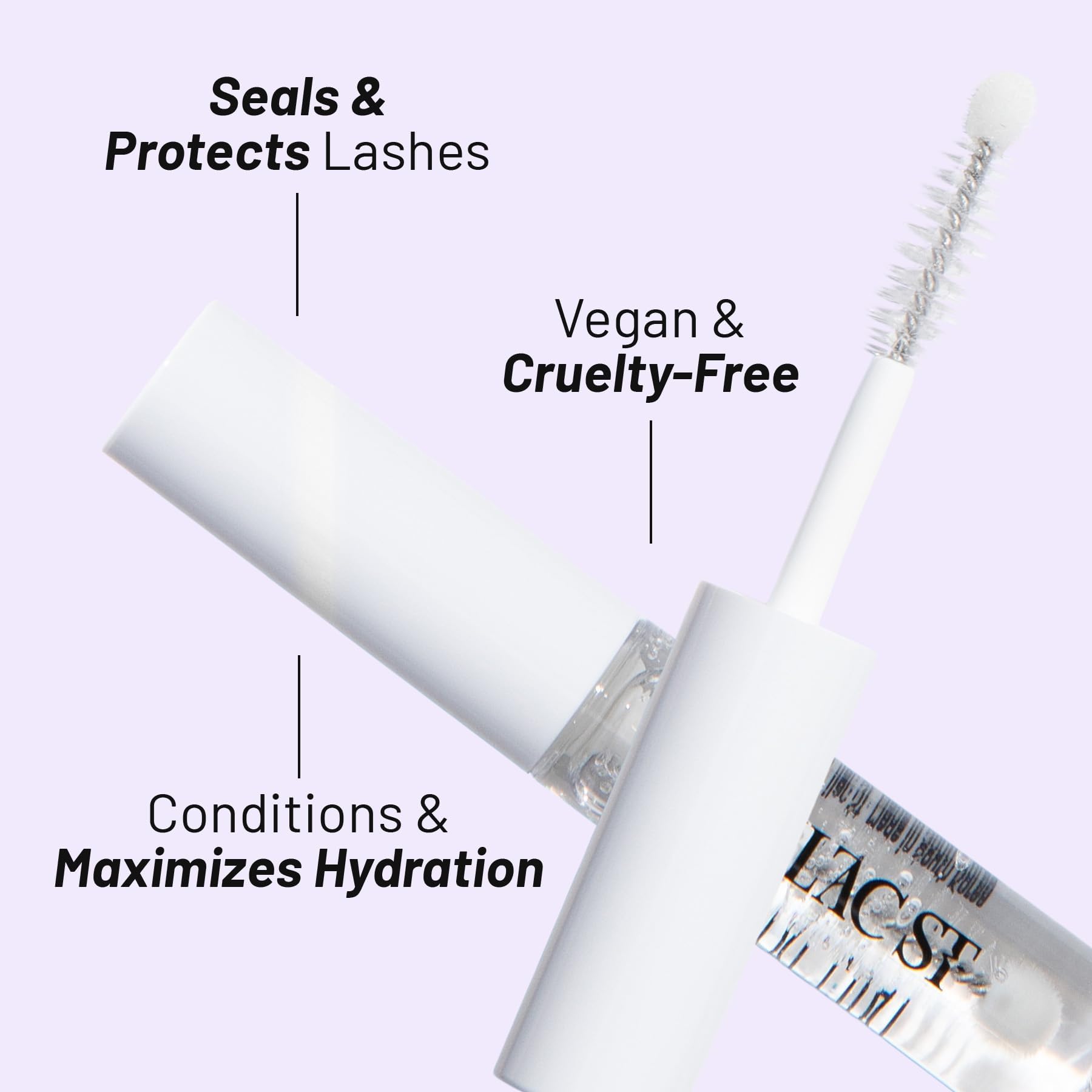 Lilac St Eternal Bond Black Lash Glue & Crystal Coat Sealant – Long-Lasting, Fast-Drying, Waterproof