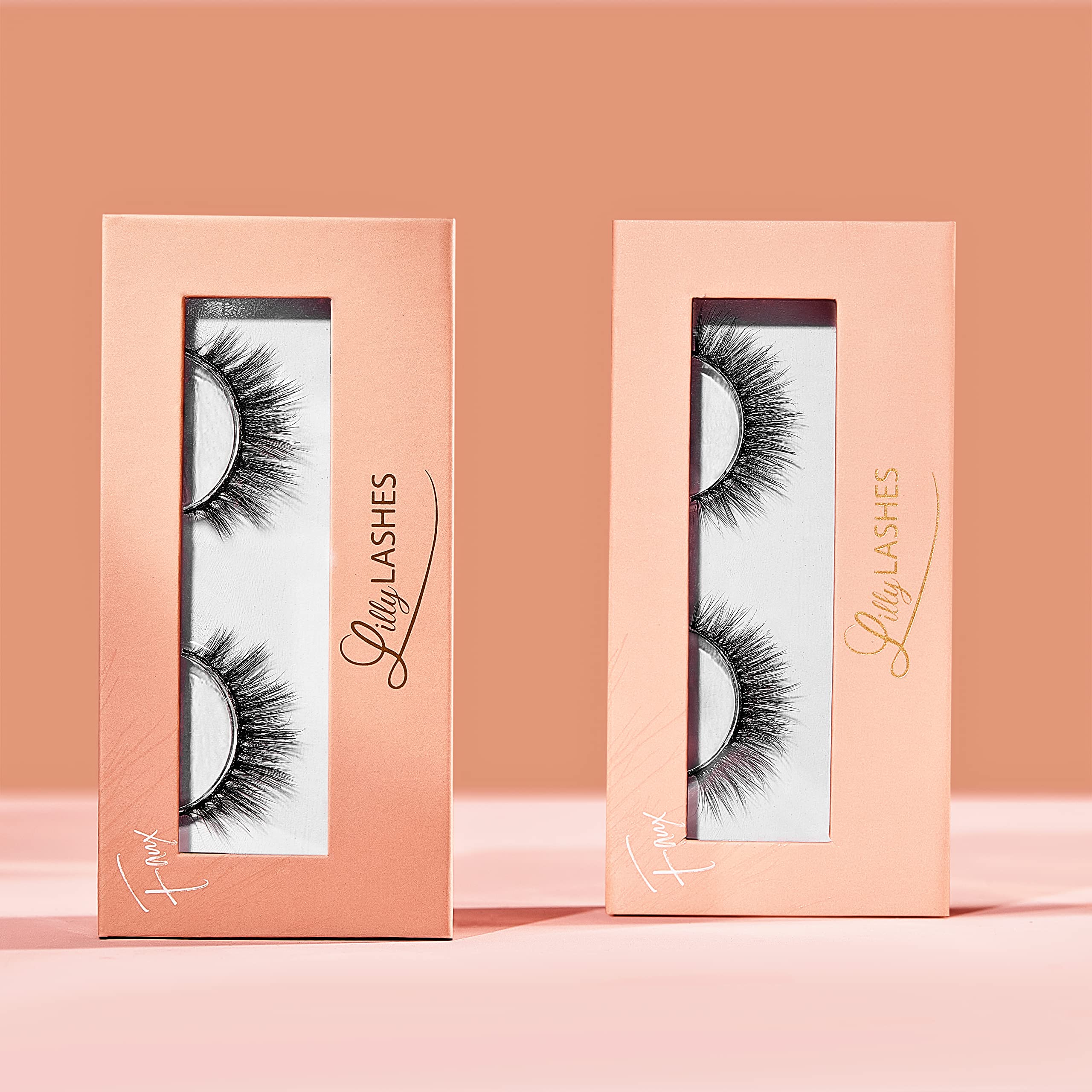 Lilly Lashes Everyday Miami Natural Lashes – Faux Mink, Reusable 20x, 13mm