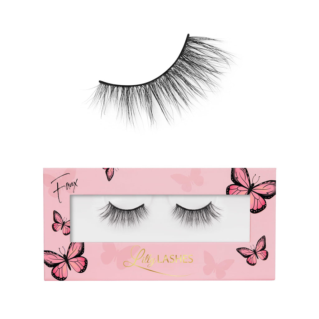Lilly Lashes Butterfl'eyes Half Lashes – Natural Look, Easy Application, 13mm (Fantasy)