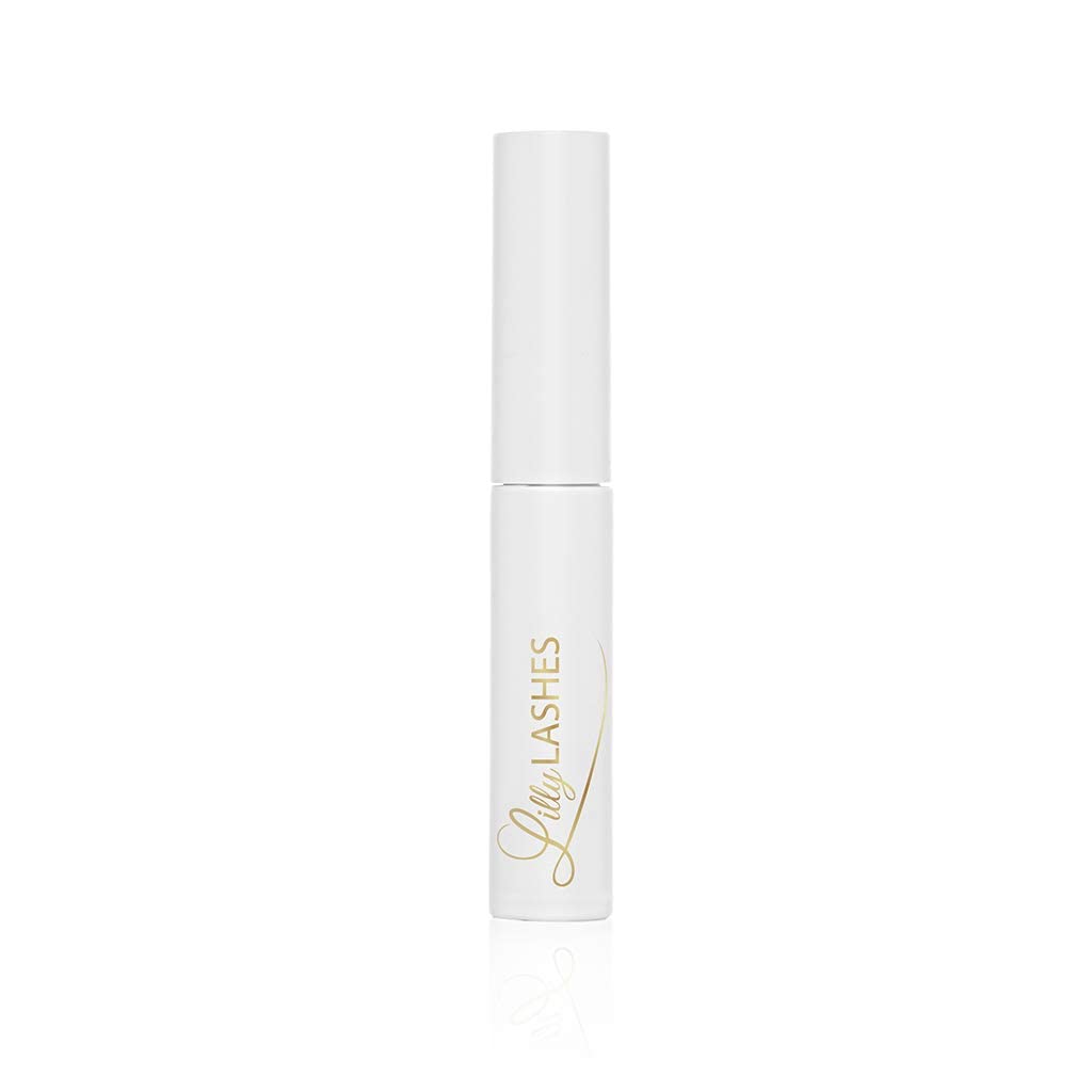 Lilly Lashes Clear Eyelash Glue - Brush-On, Latex-Free Adhesive for False & Natural Lashes