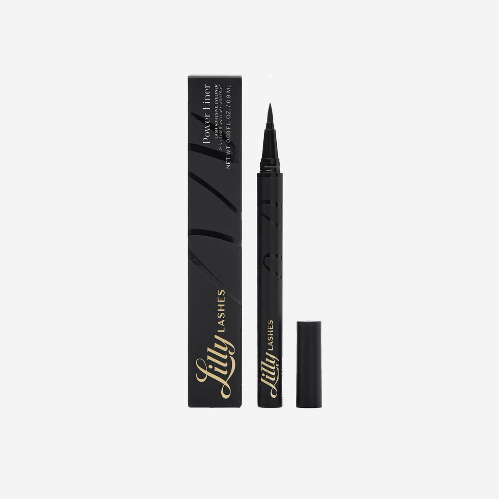 Lilly Lashes 2-in-1 Eyeliner & Lash Adhesive | Black, Waterproof, Long-Lasting