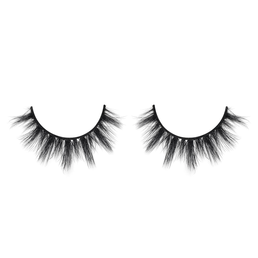 Lilly Lashes Everyday Miami Natural Lashes – Faux Mink, Reusable 20x, 13mm
