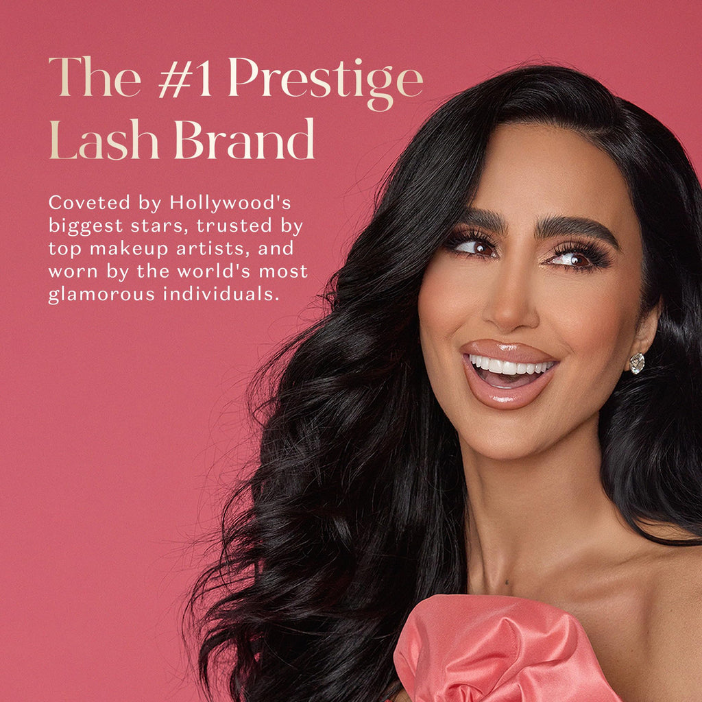 Lilly Lashes Self Adhesive Eyelashes – Half Lashes, No Glue Needed, Body Heat Activated, Reusable Up to 5x (StarCatcher)