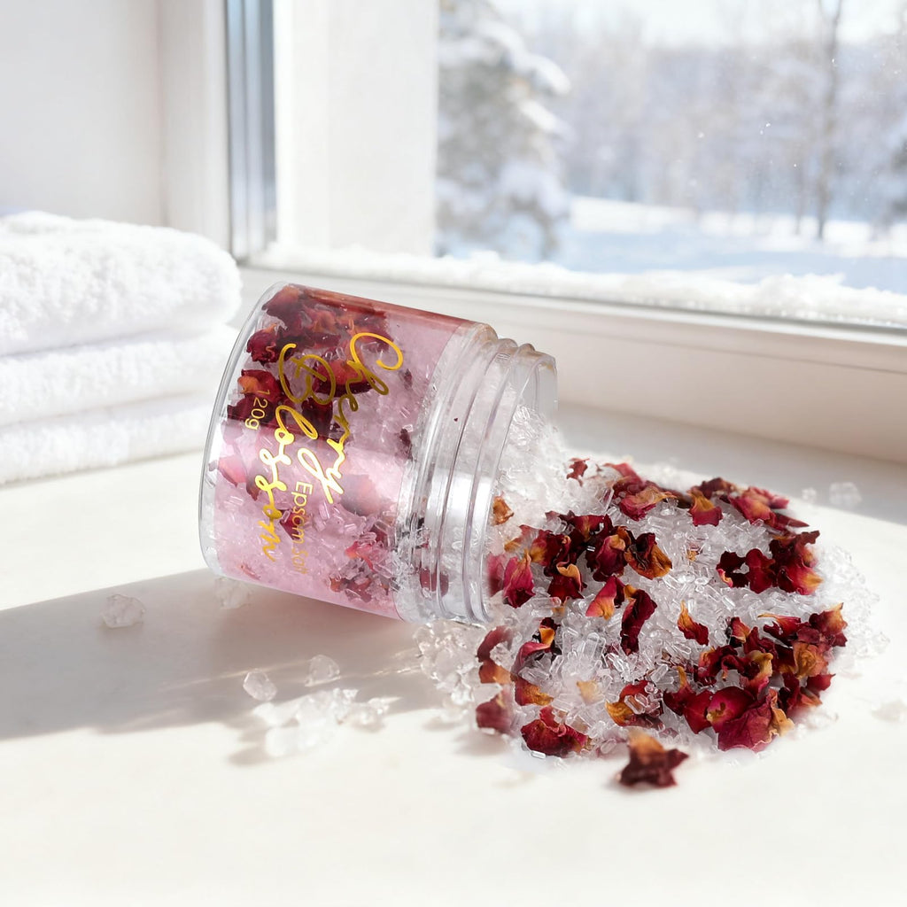 Valentines Day Gifts for Women – 9-Piece Floral Epsom Salt Gift Set | Lily Roy