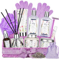 LILY ROY Valentines Day Gifts Basket Set – 15-Piece Bath & Body Gift Set for Women | Spa Gift Basket