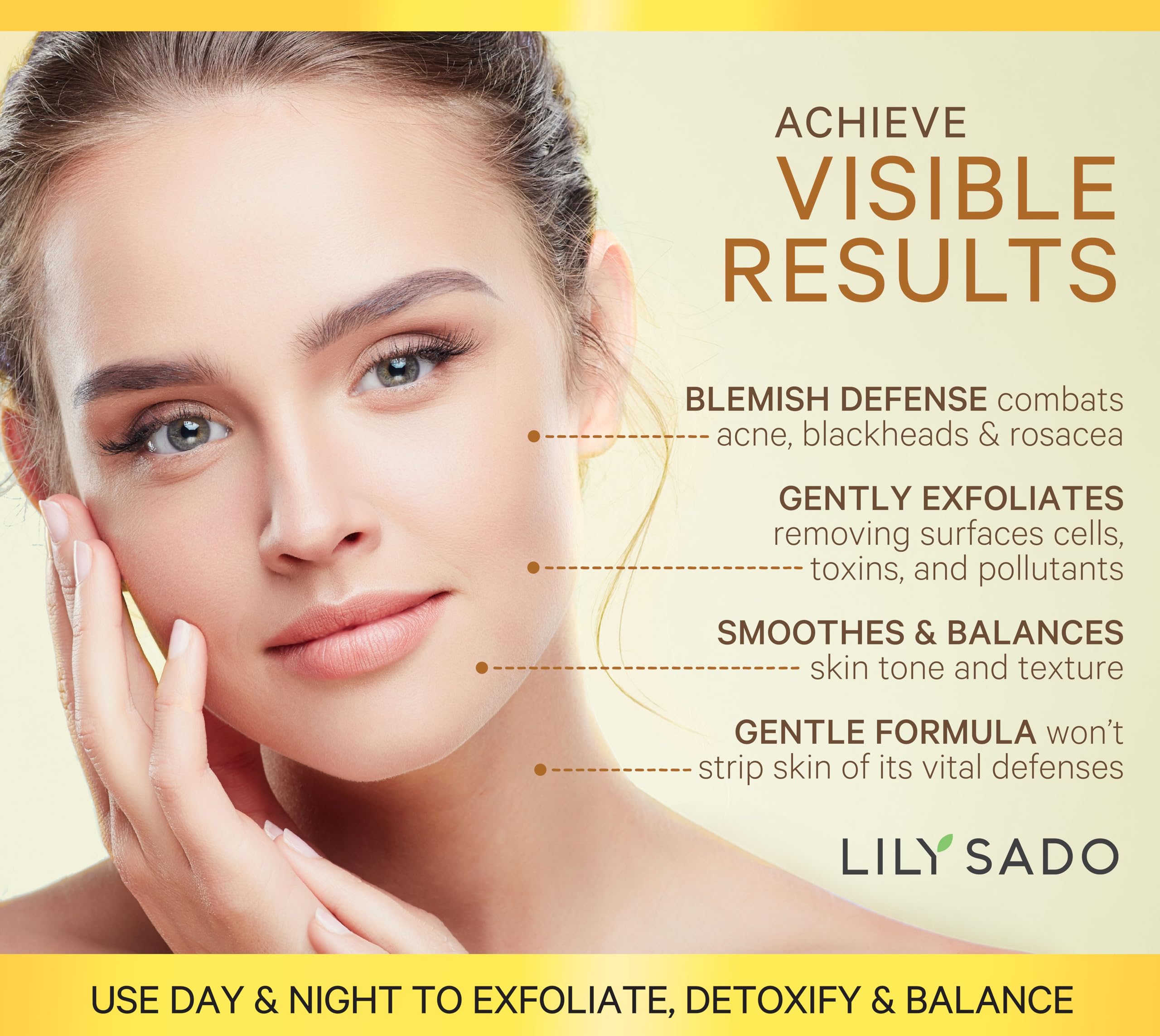 LILY SADO Honey Walnut Creamy Face Scrub Exfoliating Cleanser for All Skin Types