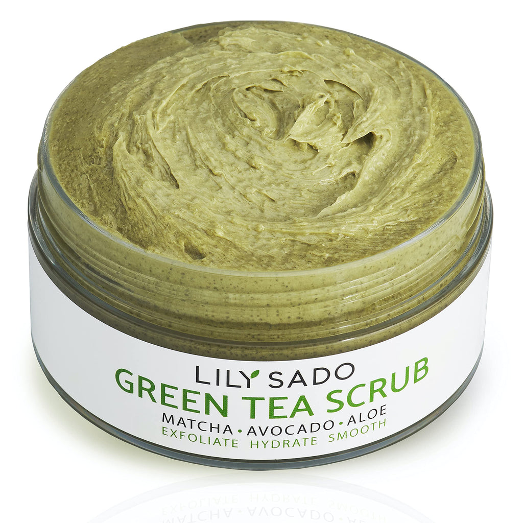 LILY SADO MATCHA Made in Heaven™ Sugar Facial Scrub – Vegan Exfoliating Cleanser for All Skin Types | 4 oz