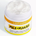 LILY SADO MILK+MANUKA Coconut Milk & Manuka Honey Face Moisturizer - Non-Greasy Organic Cream