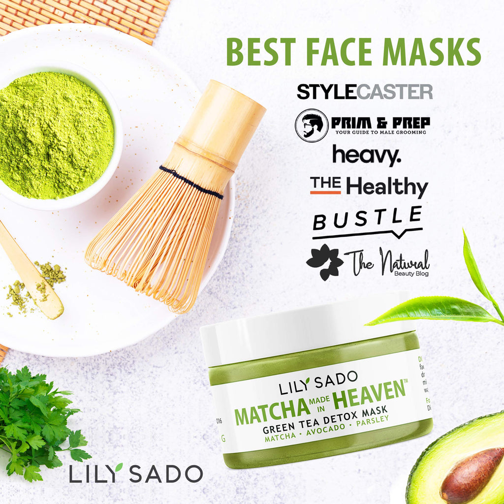 LILY SADO MATCHA MADE IN HEAVEN Green Tea Mask - Avocado & Anti-Aging