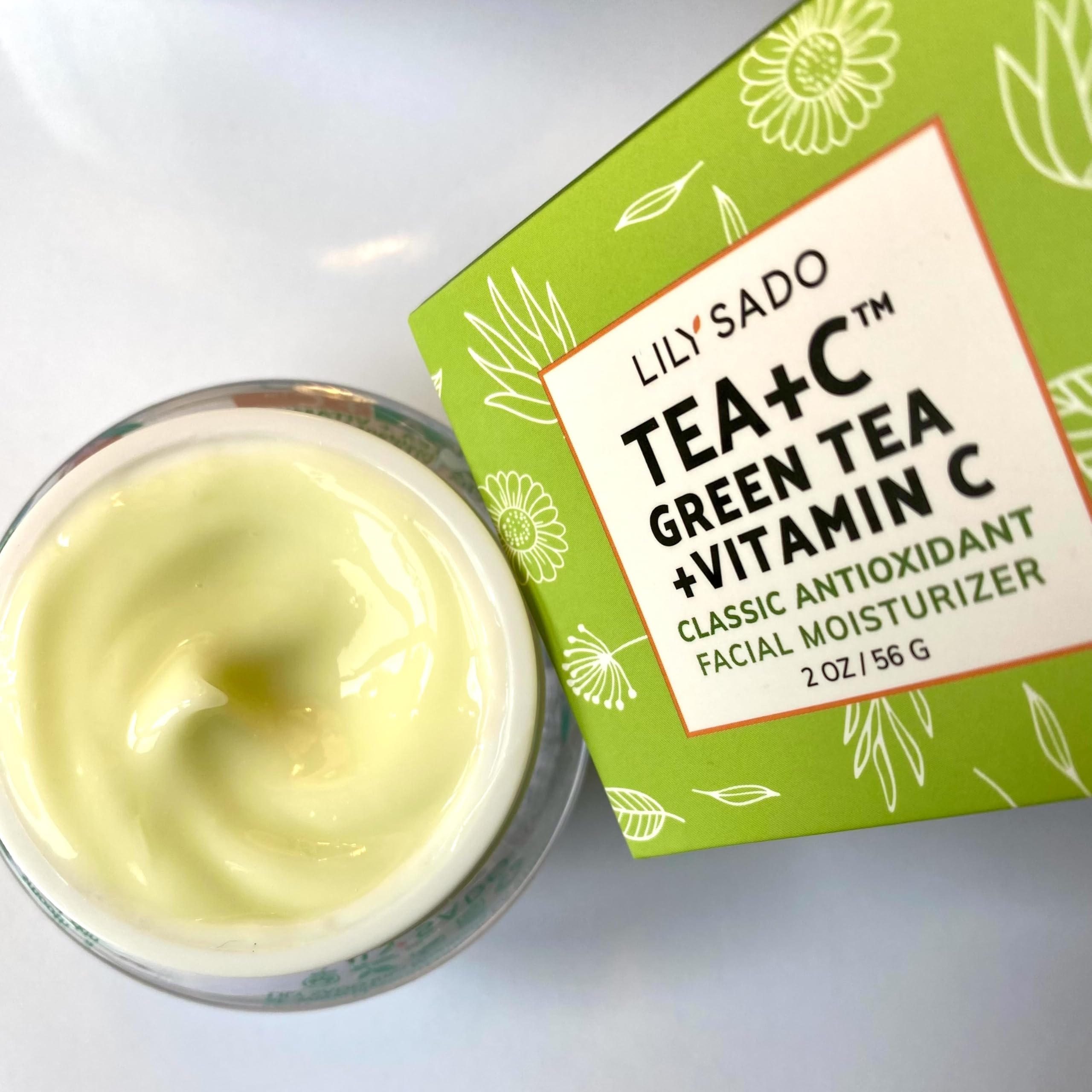 LILY SADO TEA+C Green Tea Matcha & Vitamin C Moisturizer