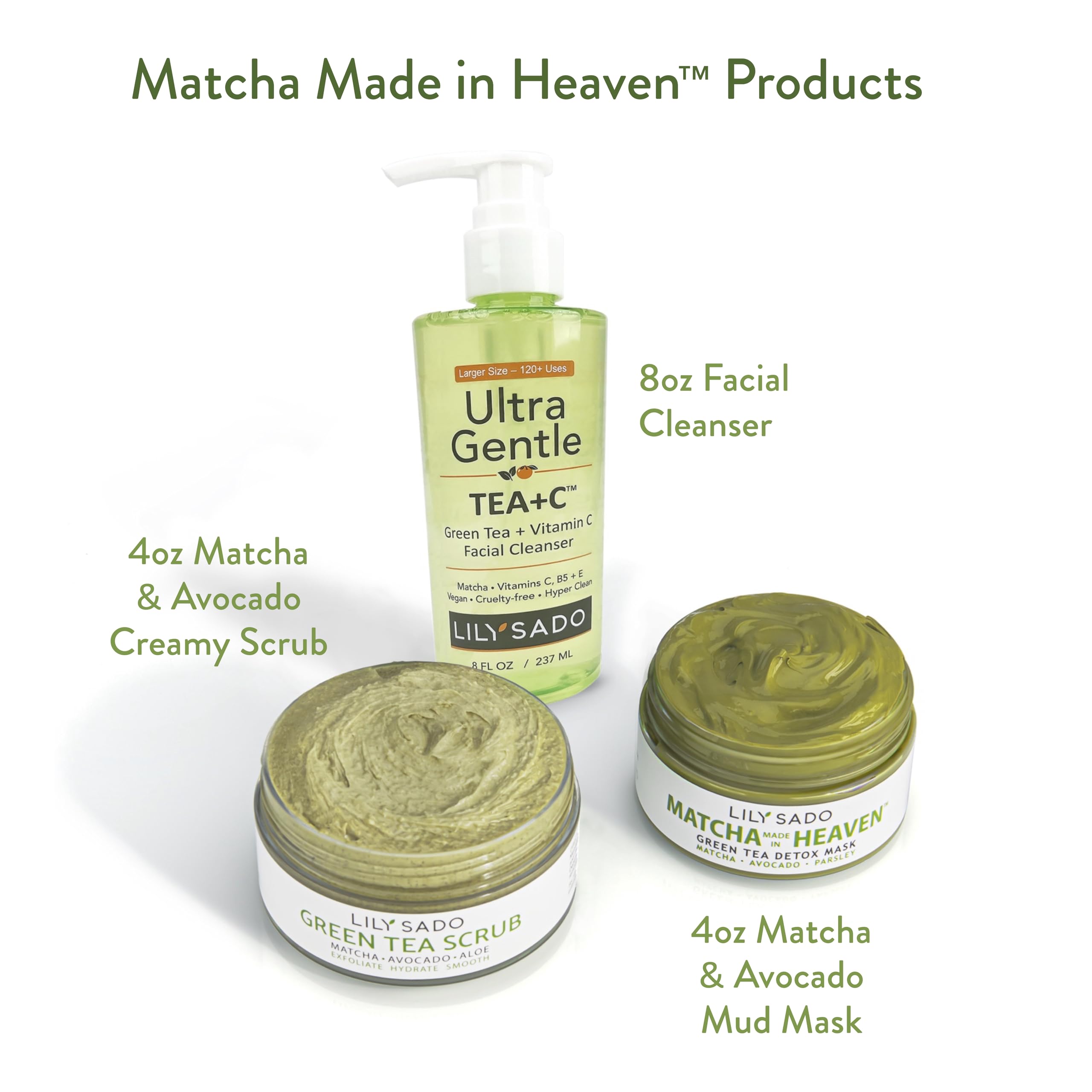 LILY SADO MATCHA MADE IN HEAVEN Green Tea Mask - Avocado & Anti-Aging