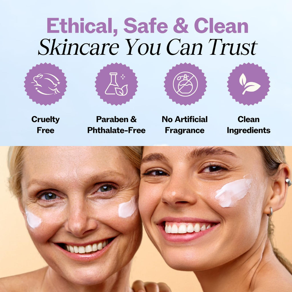 LilyAna Naturals Eye Cream for Dark Circles & Puffiness – Hydration, Anti-Aging, Sensitive Skin (1.7oz x 2)