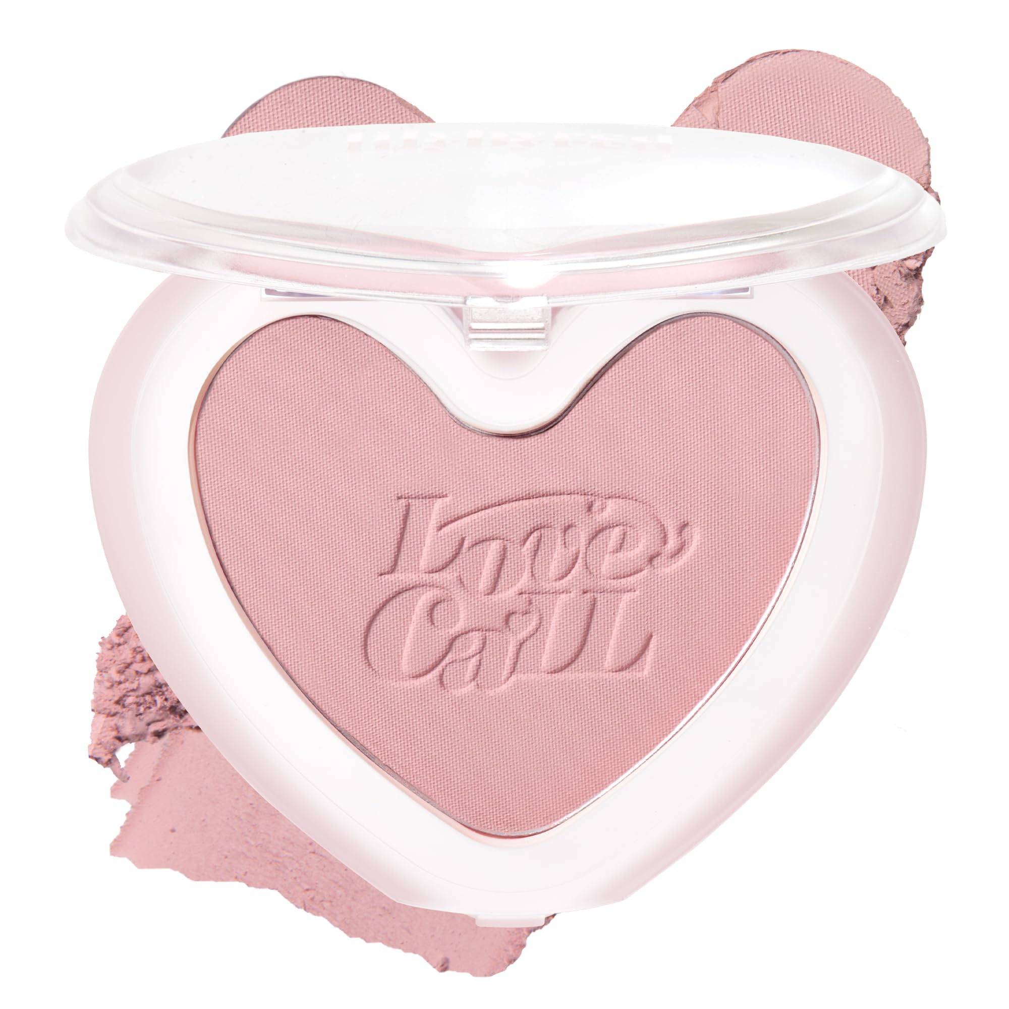 Lilybyred Luv Beam Blur Cheek – Heart-Shaped Korean Powder Blush with Soft Matte Finish
