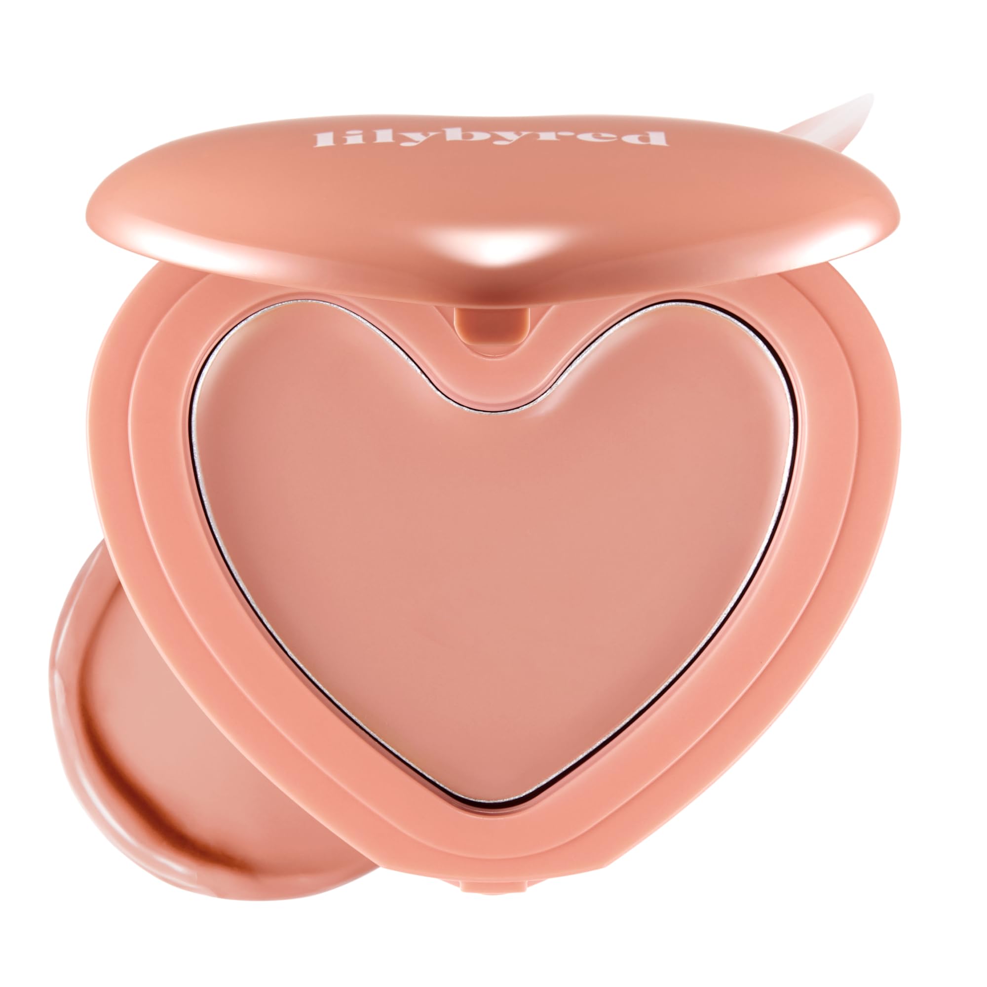Lilybyred Luv Beam Cheek Balm — Heart-Shaped Cream Blush, Semi-Matte Finish