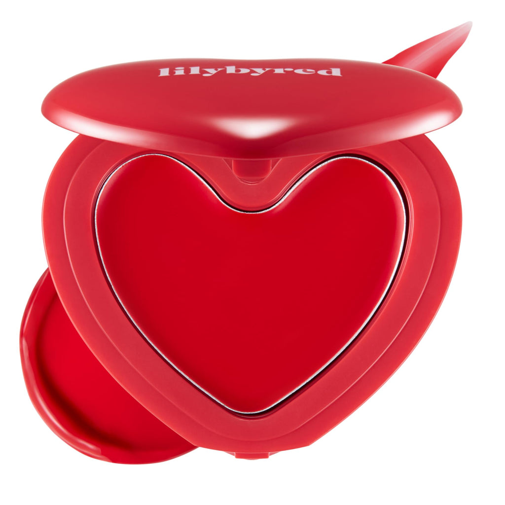 lilybyred Luv Beam Cheek Balm — Heart-Shaped Cream Blush, Semi-Matte Finish