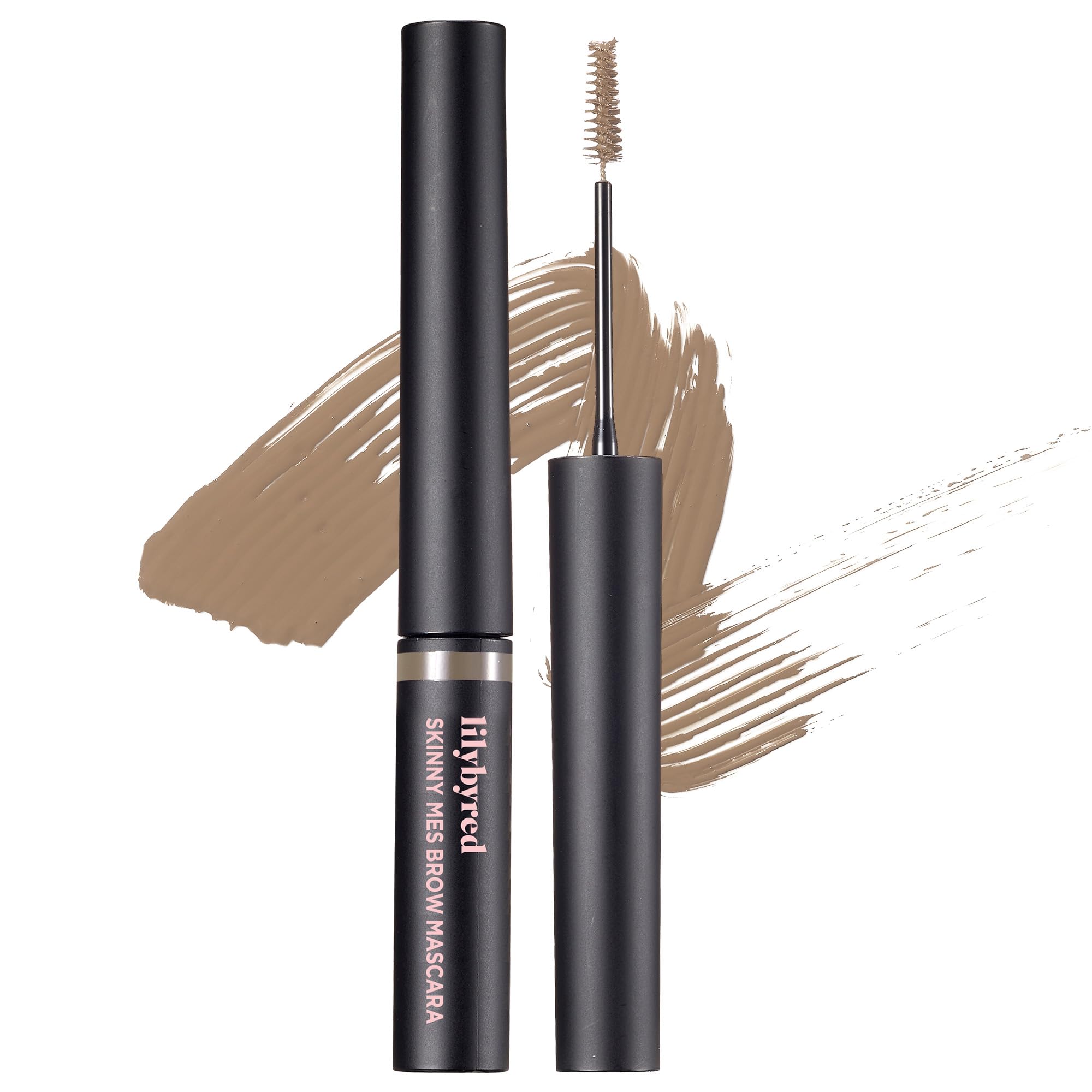 lilybyred Skinny Mes Brow Mascara | Ultra-Slim 1.5mm Brush for Precise, Natural Brows