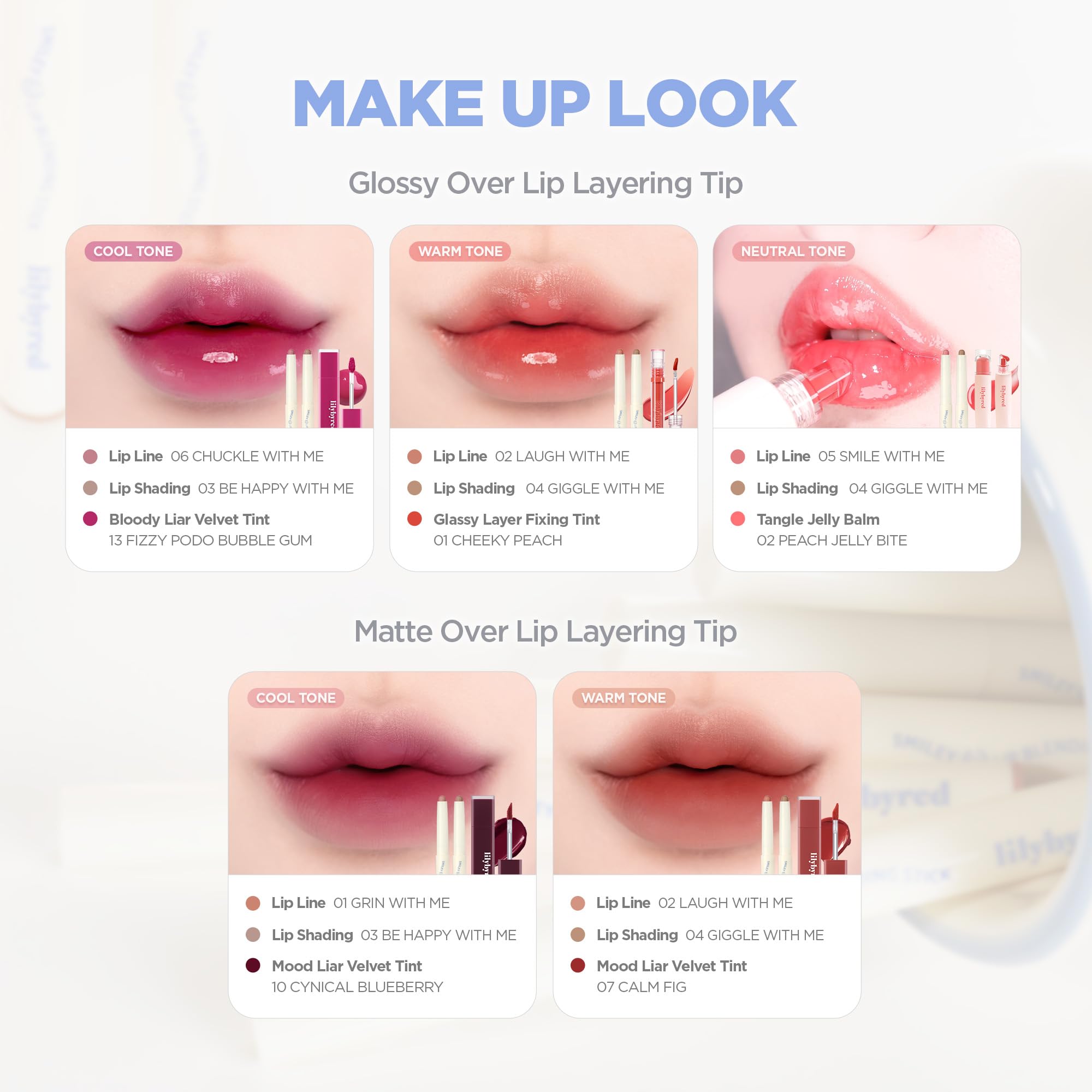 lilybyred Smiley Lip Blending Stick | 3-in-1 Lip Pencil with Precise Contour & Matte Finish