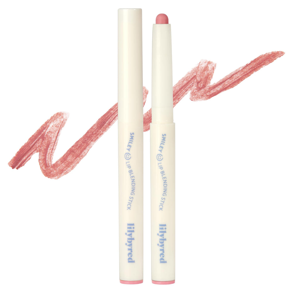 Lilybyred Smiley Lip Blending Stick – 3-in-1 Lip Liner, Precise Contour, Matte Finish, Almond Oil Hydration
