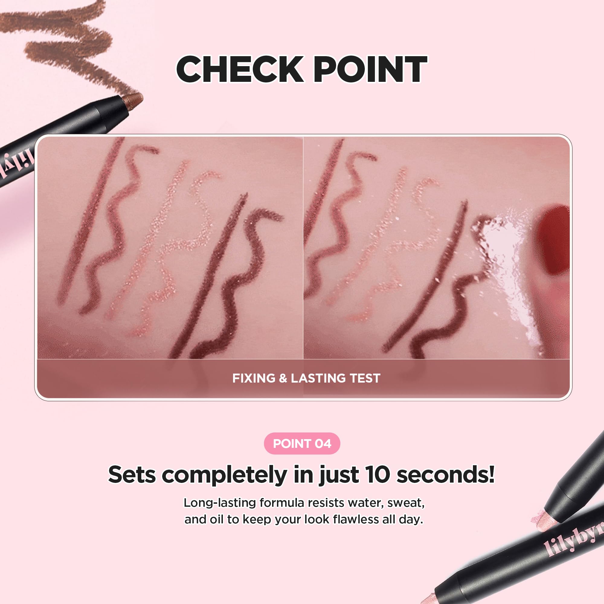 lilybyred Starry Eyes AM9 to PM9 Gel Eyeliner | Misty Fig, Intense Color, Smudge-Proof