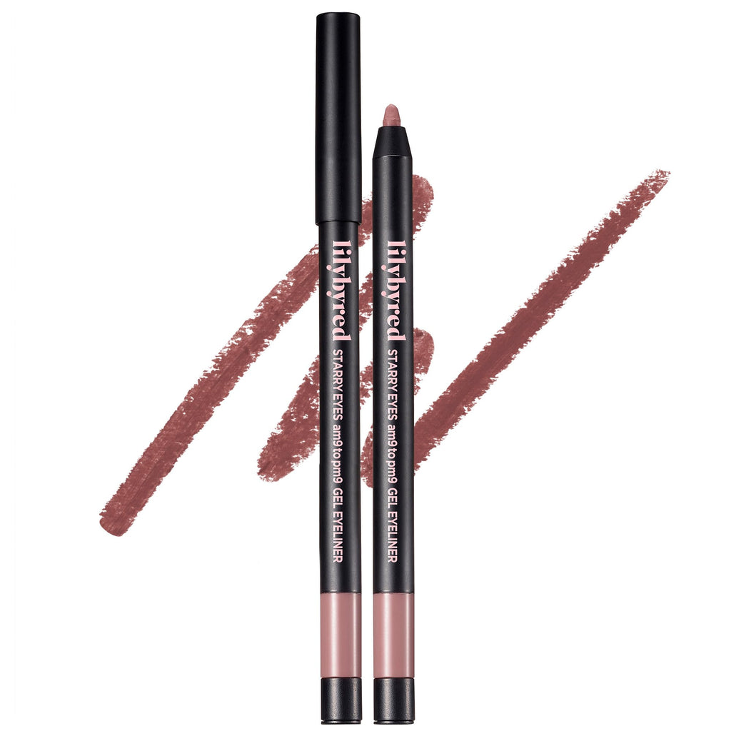 lilybyred Starry Eyes AM9 to PM9 Gel Eyeliner | Misty Fig, Intense Color, Smudge-Proof
