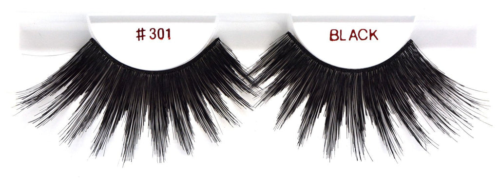 LiMiCao 6 Packs Eyelashes - Christina #301, 100% Human Hair