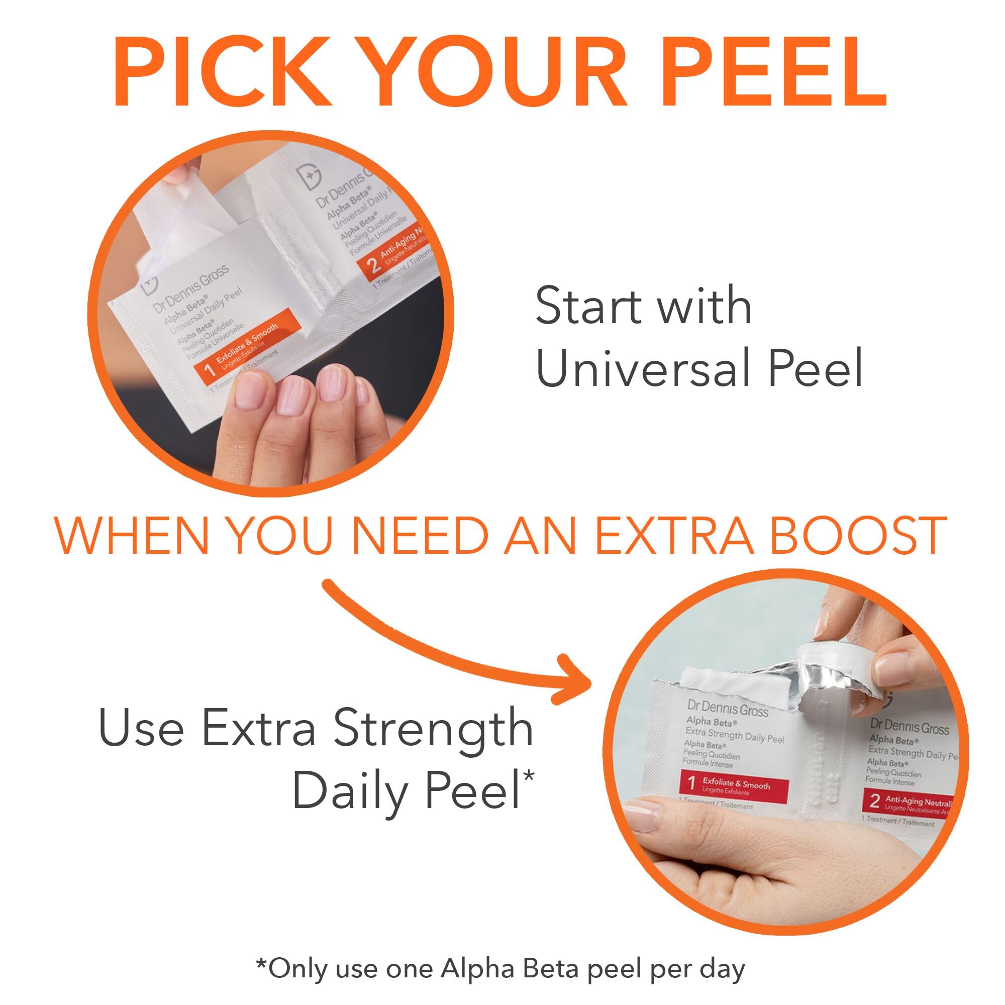 Dr Dennis Gross Peel Vault Kit – 90 Treatments (30 Alpha Beta Extra Strength + 60 Universal) | Limited Edition