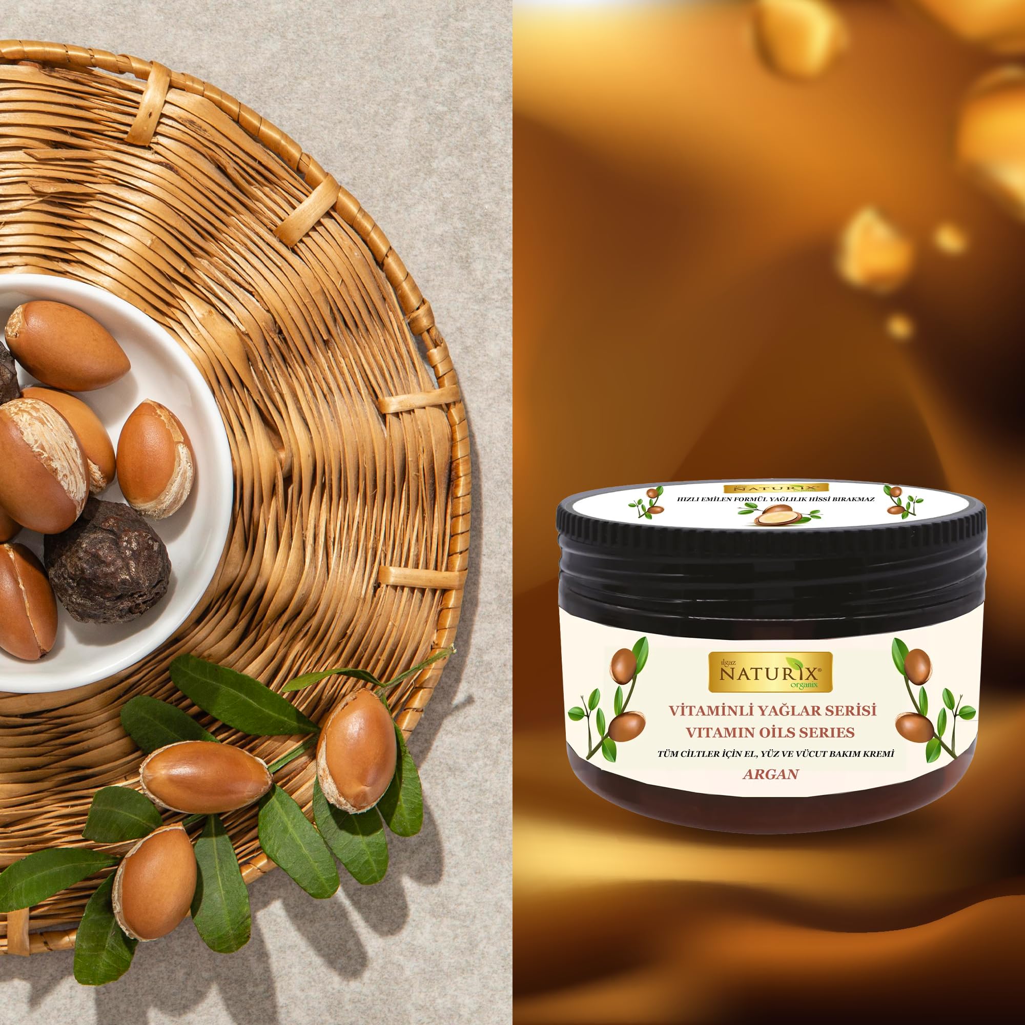 LIMOPA Hand, Face & Body Cream with Argan Oil | Intensive Moisturizer for Normal to Dry Skin