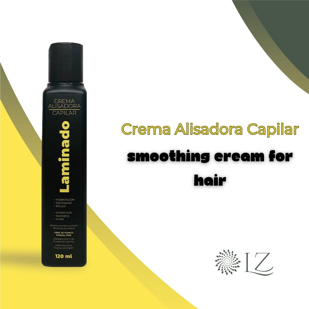 Lina Zapata LZ Laminado Hair Cream Lamination – Formaldehyde-Free Keratin, Heat Shield
