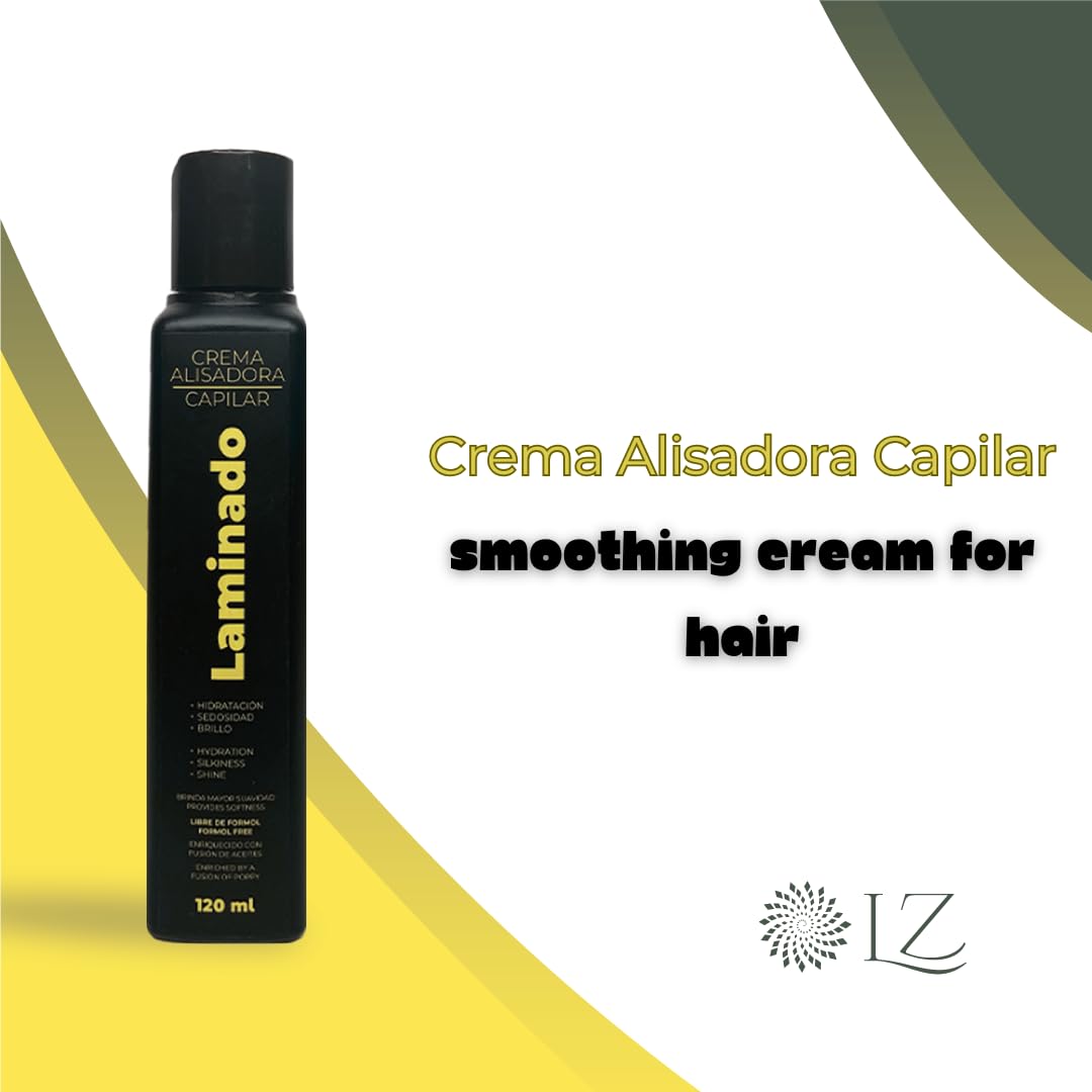 Lina Zapata LZ Laminado Hair Cream Lamination – Formaldehyde-Free Keratin, Heat Shield