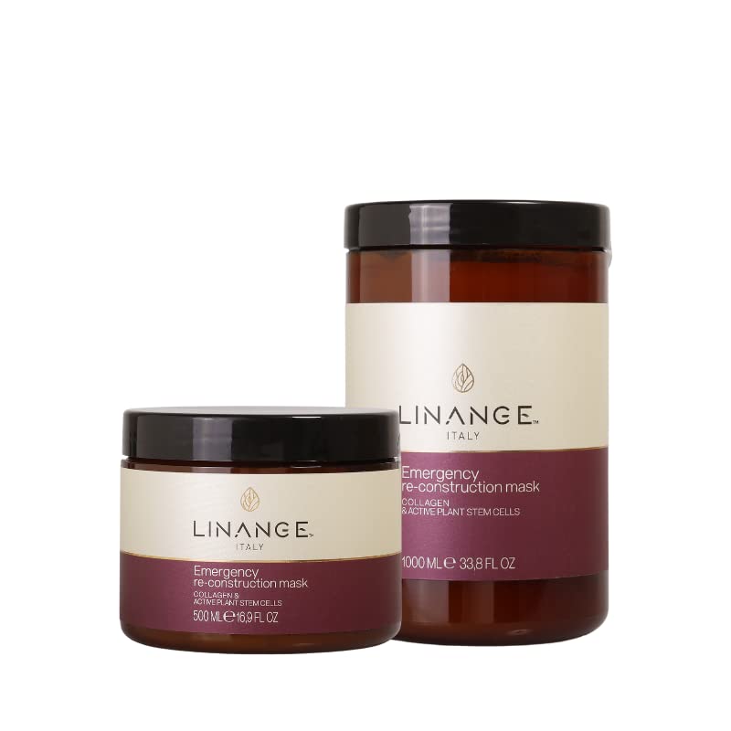 LINANGE Emergency Reconstruction Mask for Very Damaged Hair – Nourishing Treatment 1000ml