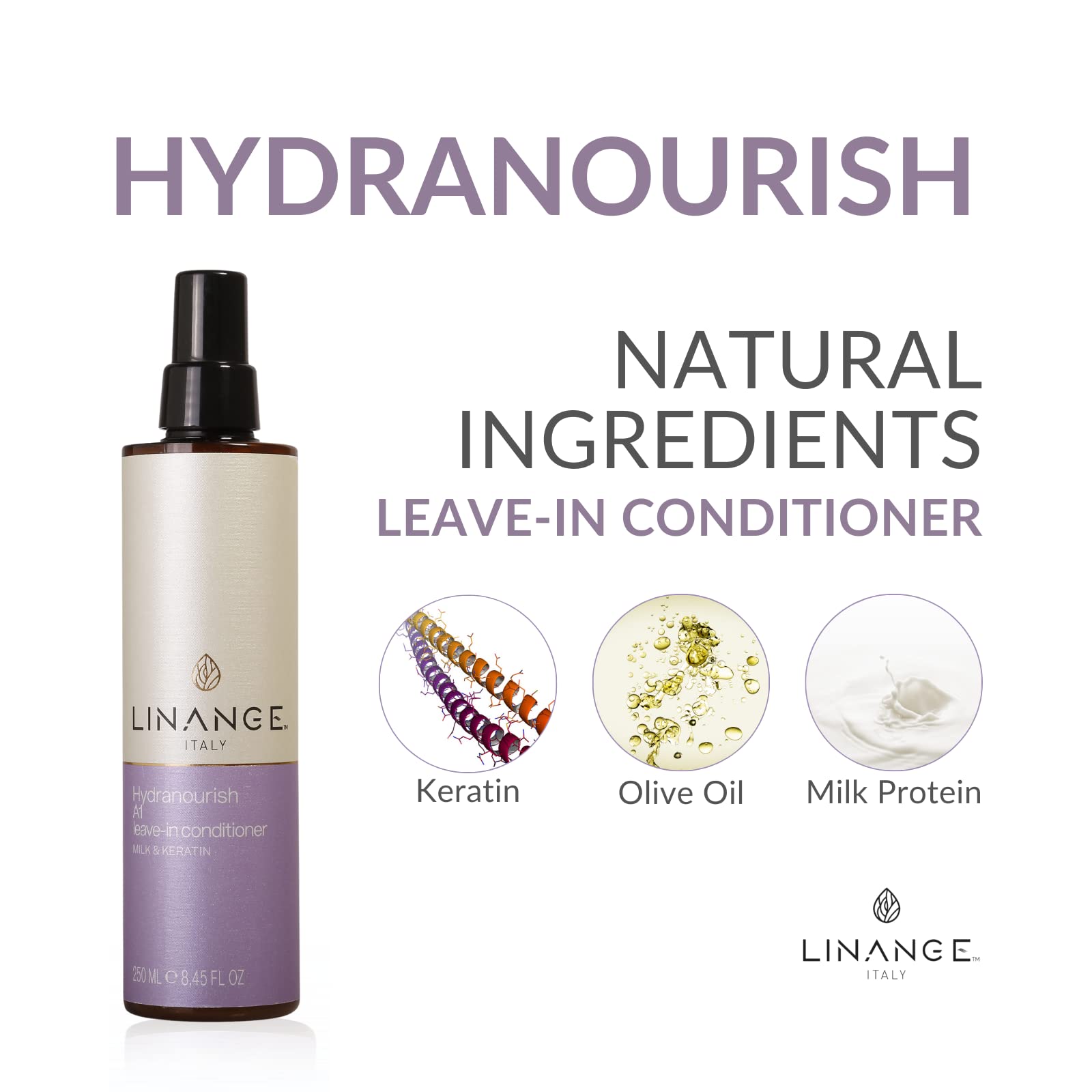 LINANGE Hydranourish A1 Leave-In Conditioner Spray – Deep Hydration & Color Protection