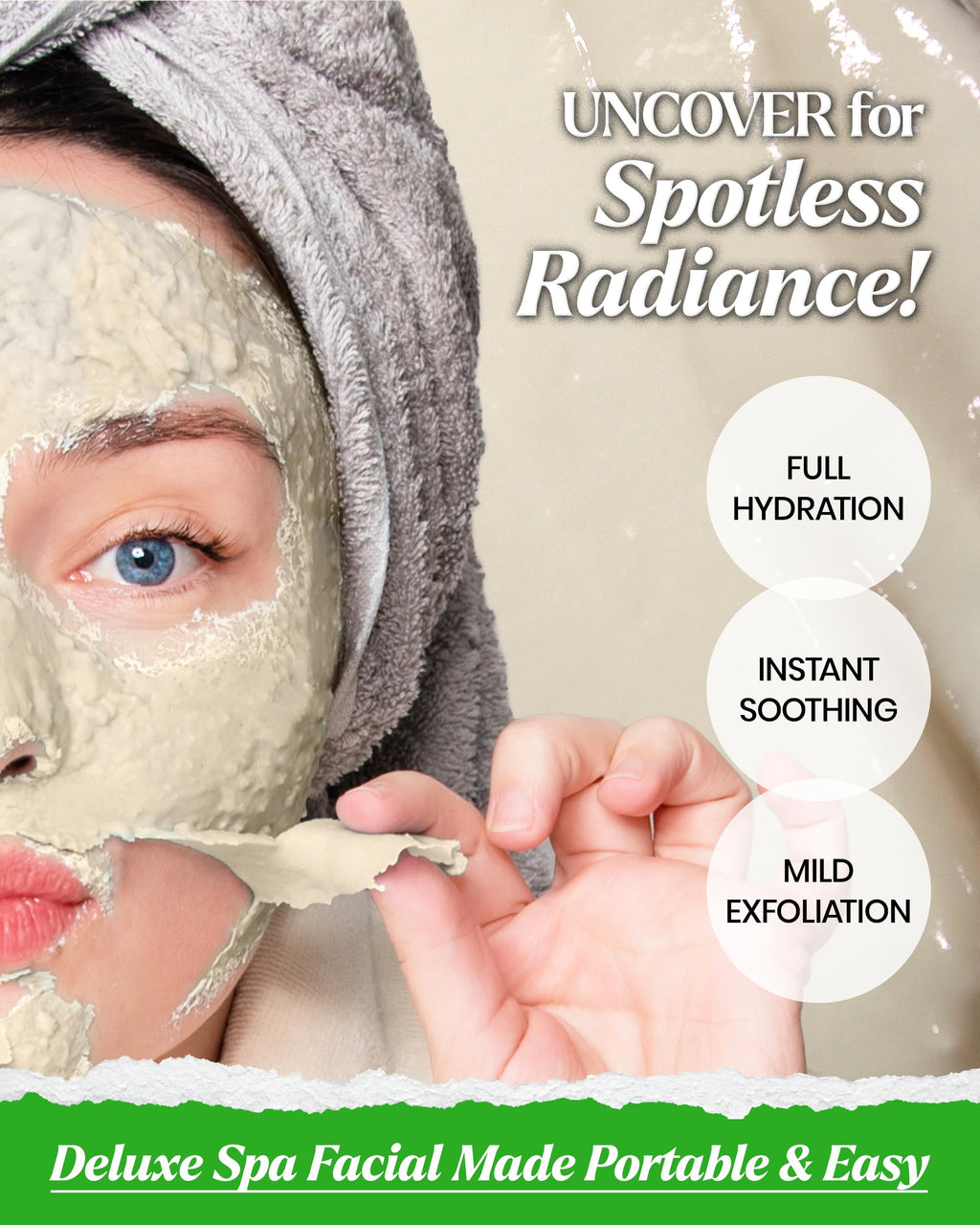 LINDSAY HOME AESTHETICS Collagen Modeling Mask Cup Pack – Korean Peel-Off Mask with Spatula (6 pcs)