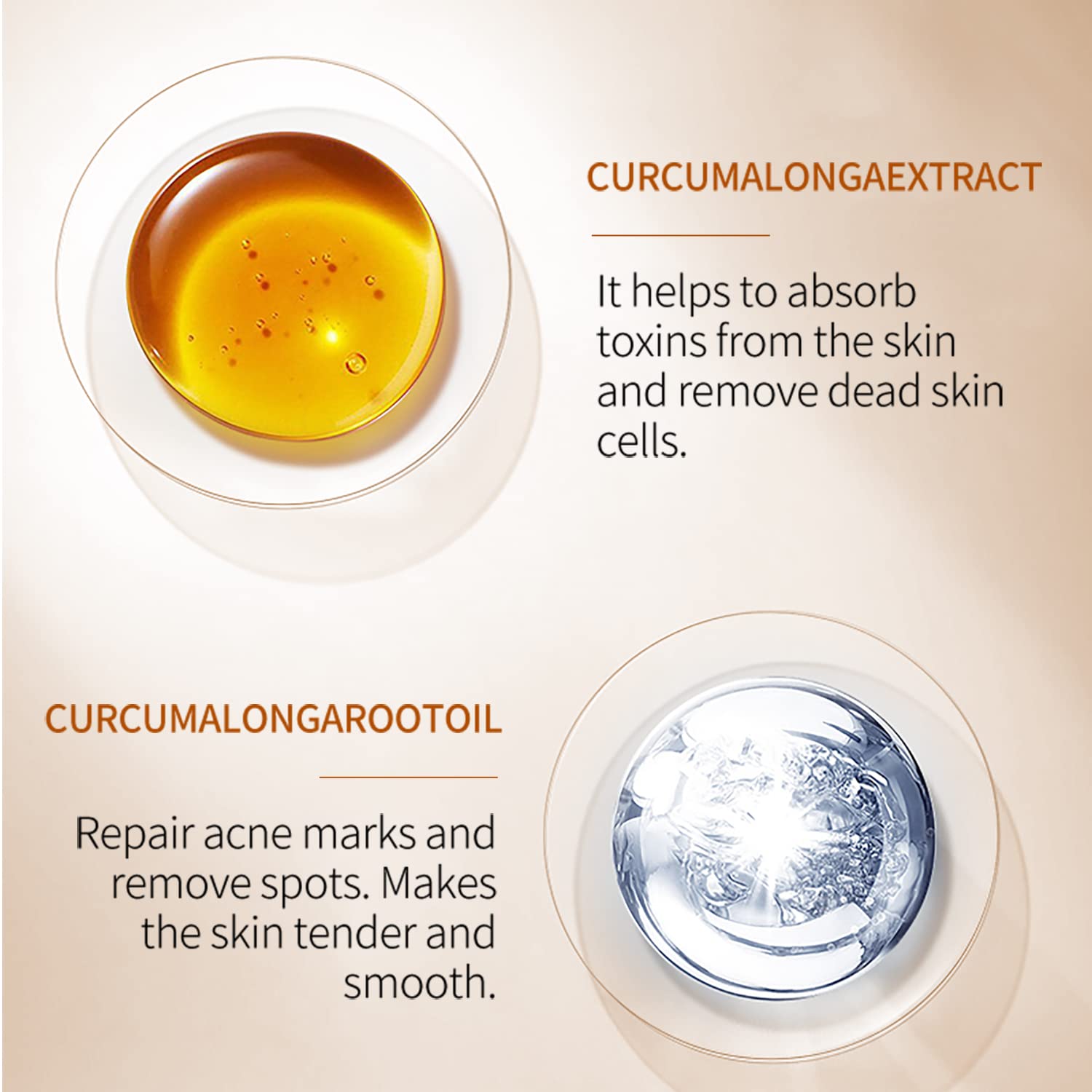 LINEDSON Turmeric Vitamin C Face Cream - 2-Pack Anti-Aging Moisturizer