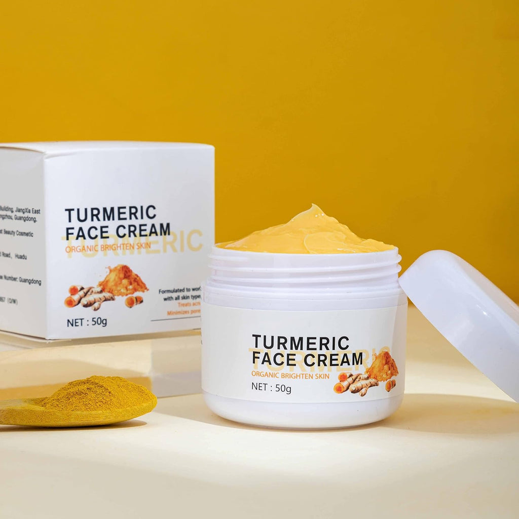 LINEDSON Turmeric Vitamin C Face Cream - 2-Pack Anti-Aging Moisturizer