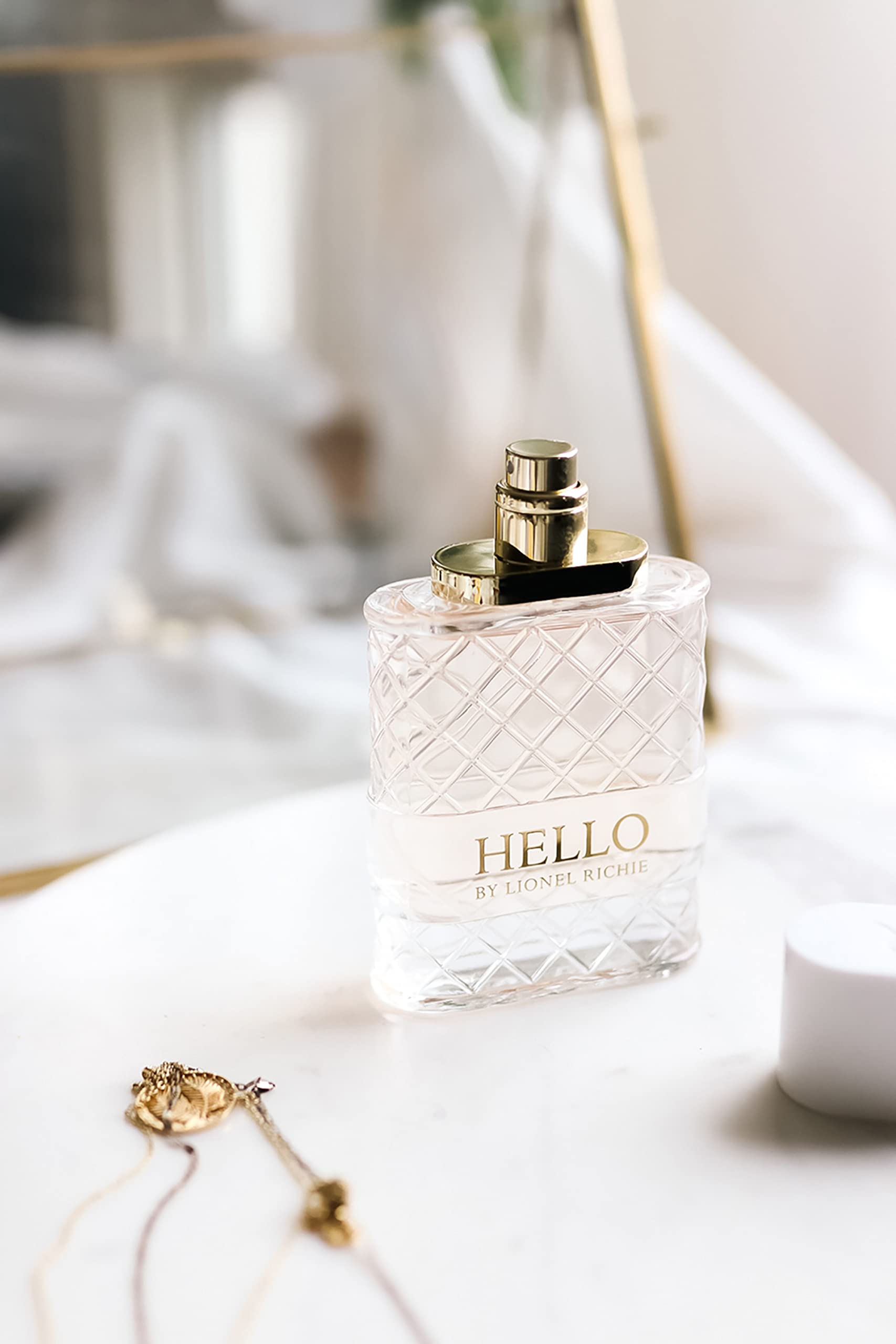 Lionel Richie Hello for Women - Floral Chypre EDT, Pear & Jasmine, 3.4 oz