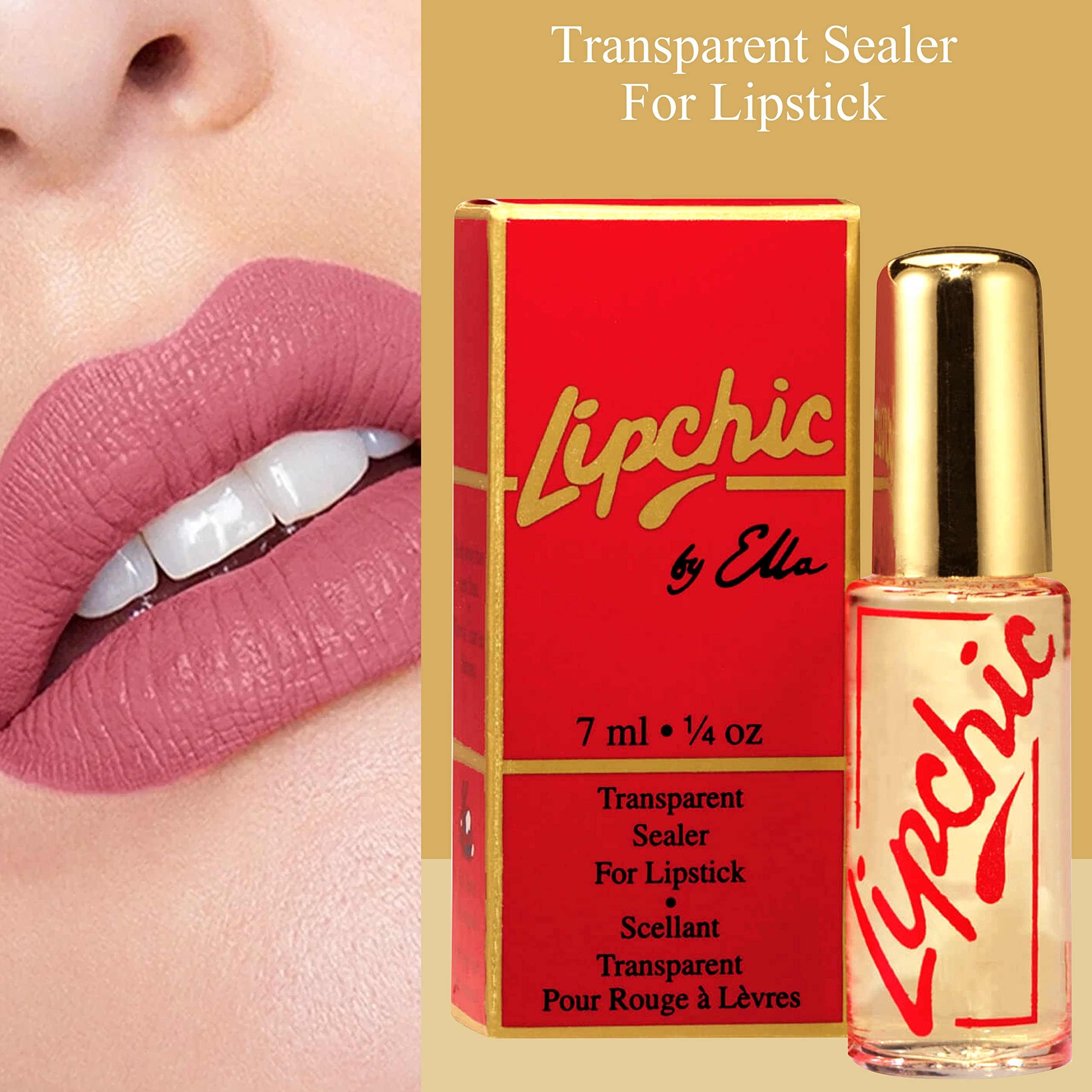 Ella Lip Chic International – 12-Pack Lipstick Sealer, Smudge-Proof & Long-Lasting