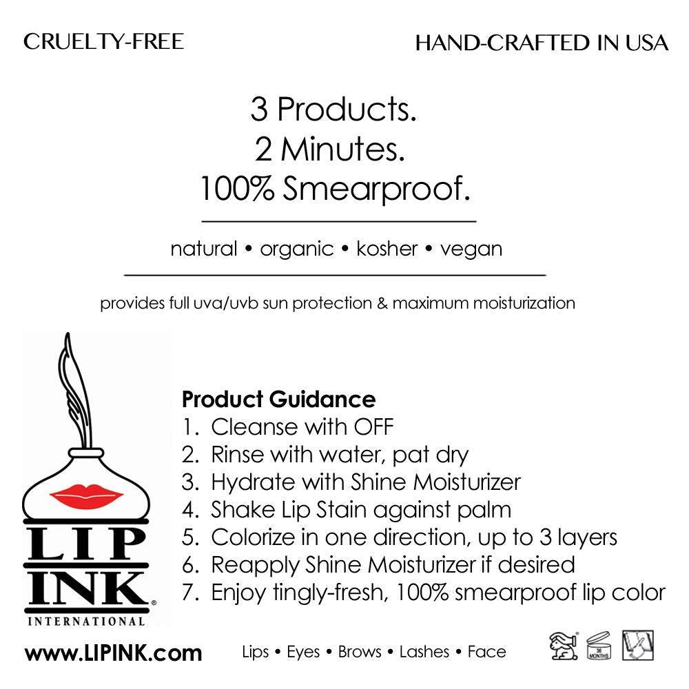 Lip Ink Liquid Trial Lip Kit Teakwood (Brown) – Natural, Organic, Vegan & Kosher
