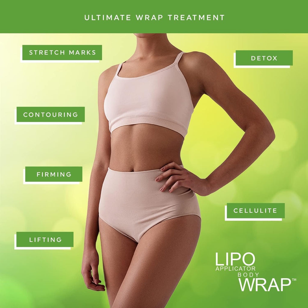Lipo Applicator Ultimate Body Wrap — Guarana, Green Tea & Seaweed (4 Wraps)
