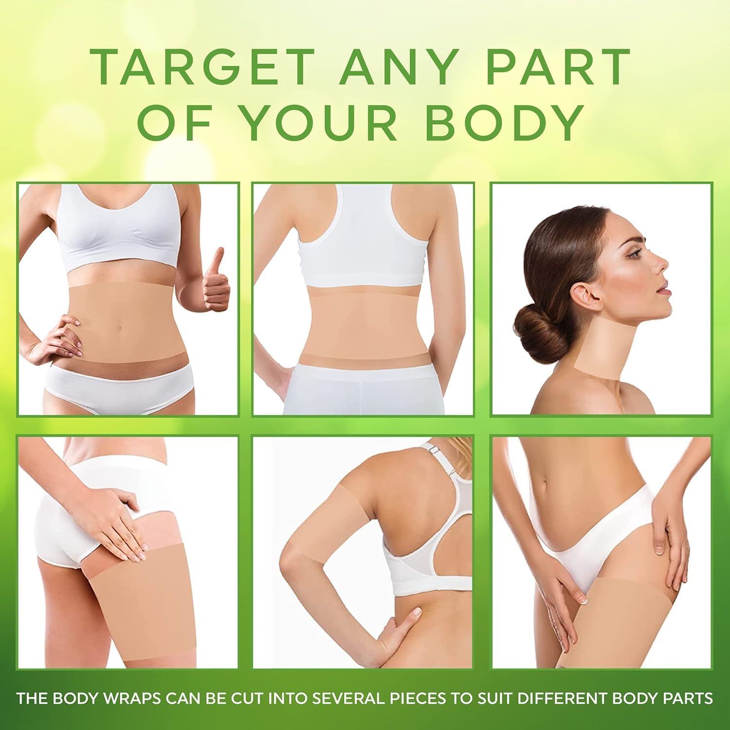 Lipo Applicator Ultimate Body Wrap — Guarana, Green Tea & Seaweed (4 Wraps)