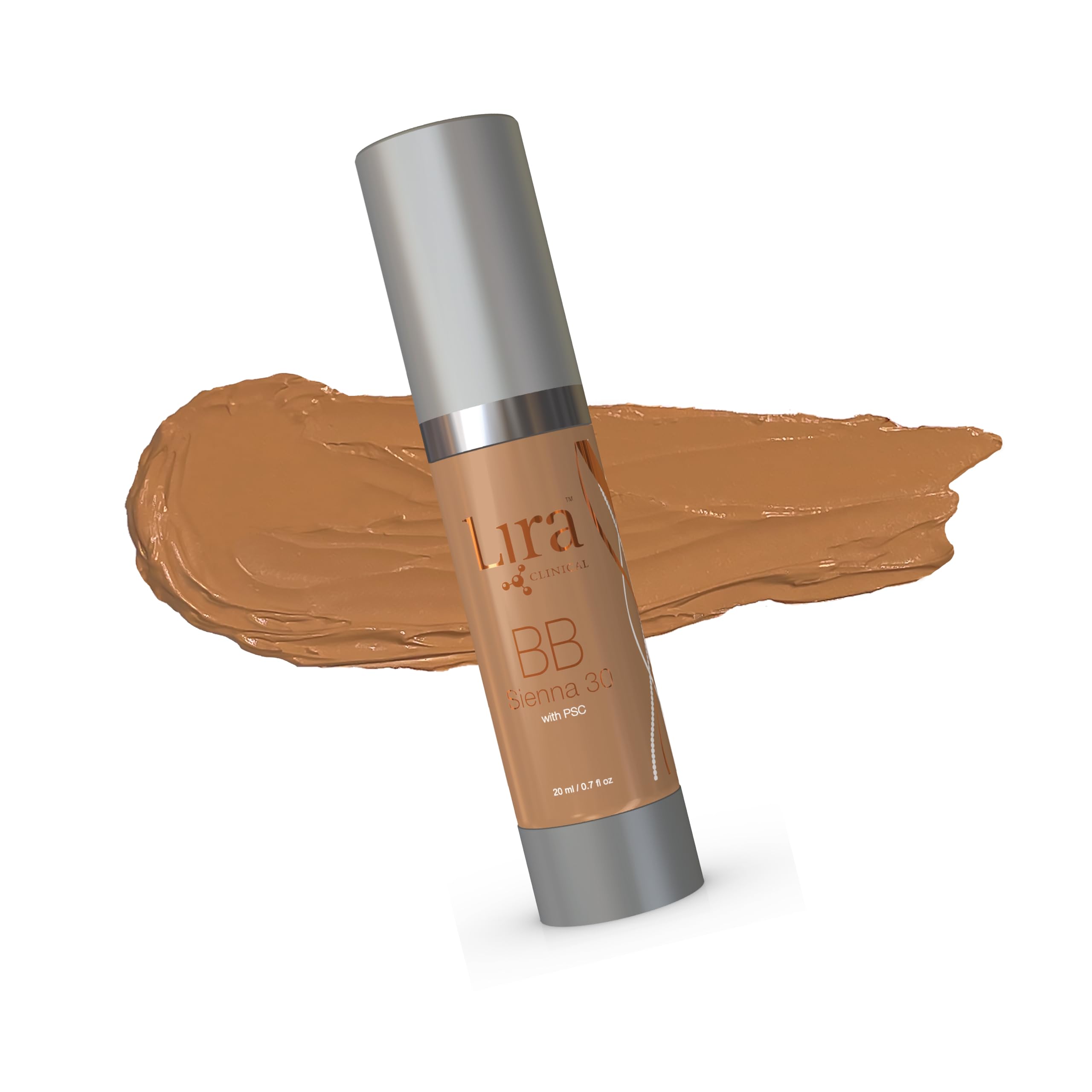 Lira Clinical BB Cream SPF 30 | Full Coverage Tint in Sienna 30