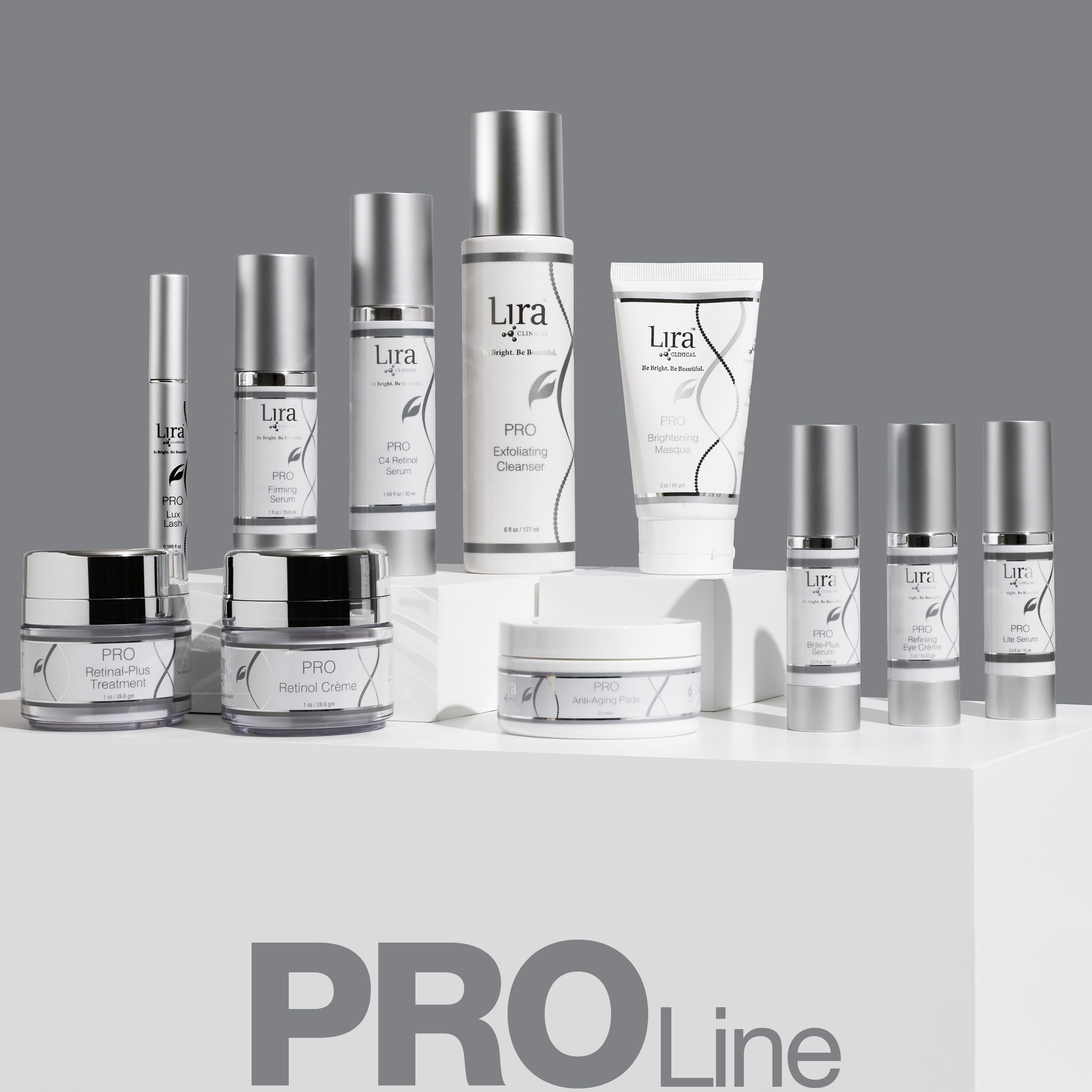 Lira Clinical PRO Retinal-Plus Treatment - Retinol Cream with Hyaluronic Acid, Salicylic Acid & Vitamin C - Reduces Fine Lines | All Skin Types | 1 fl oz