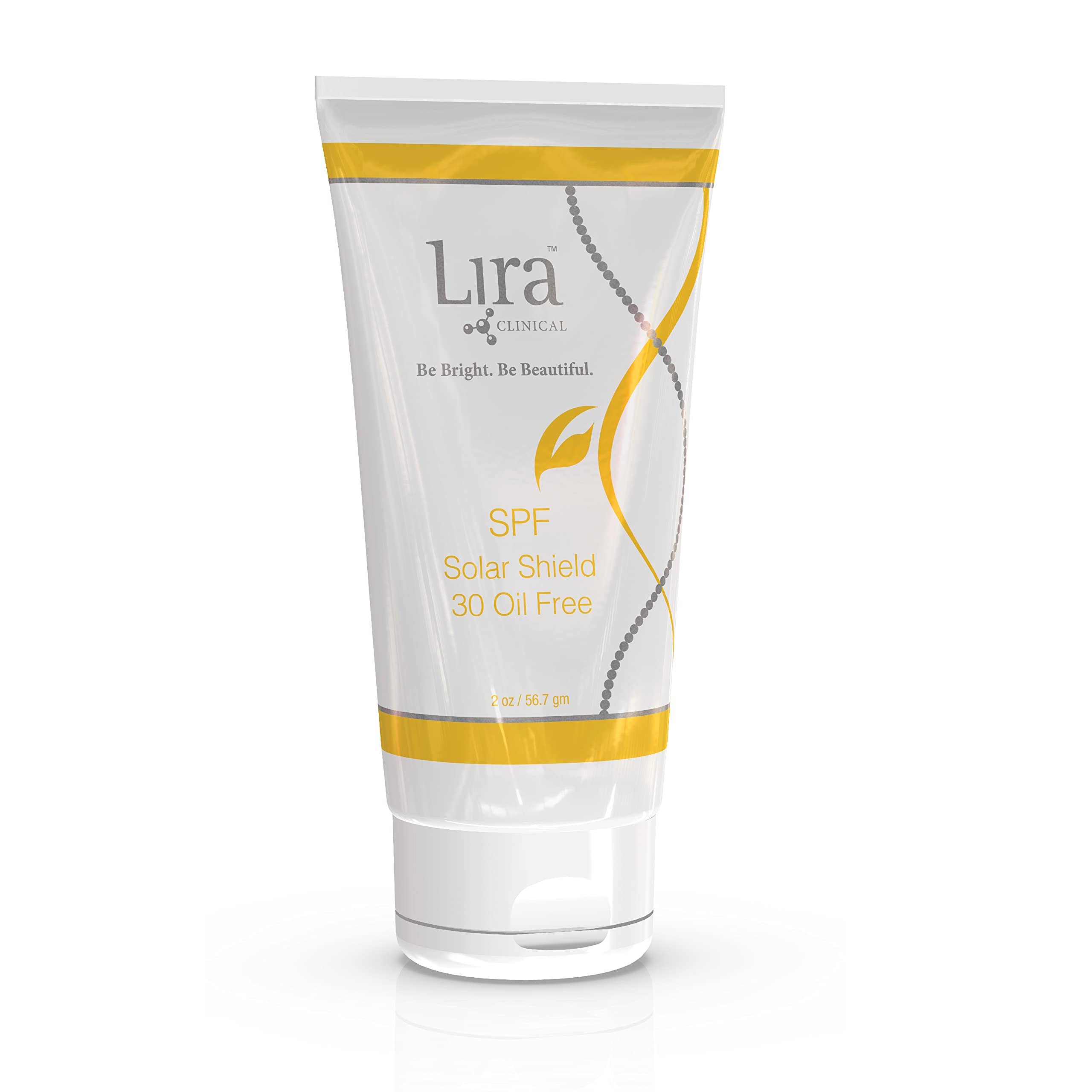 Lira Clinical SPF Solar Shield 30 Oil Free – Broad Spectrum UVA/UVB Protection