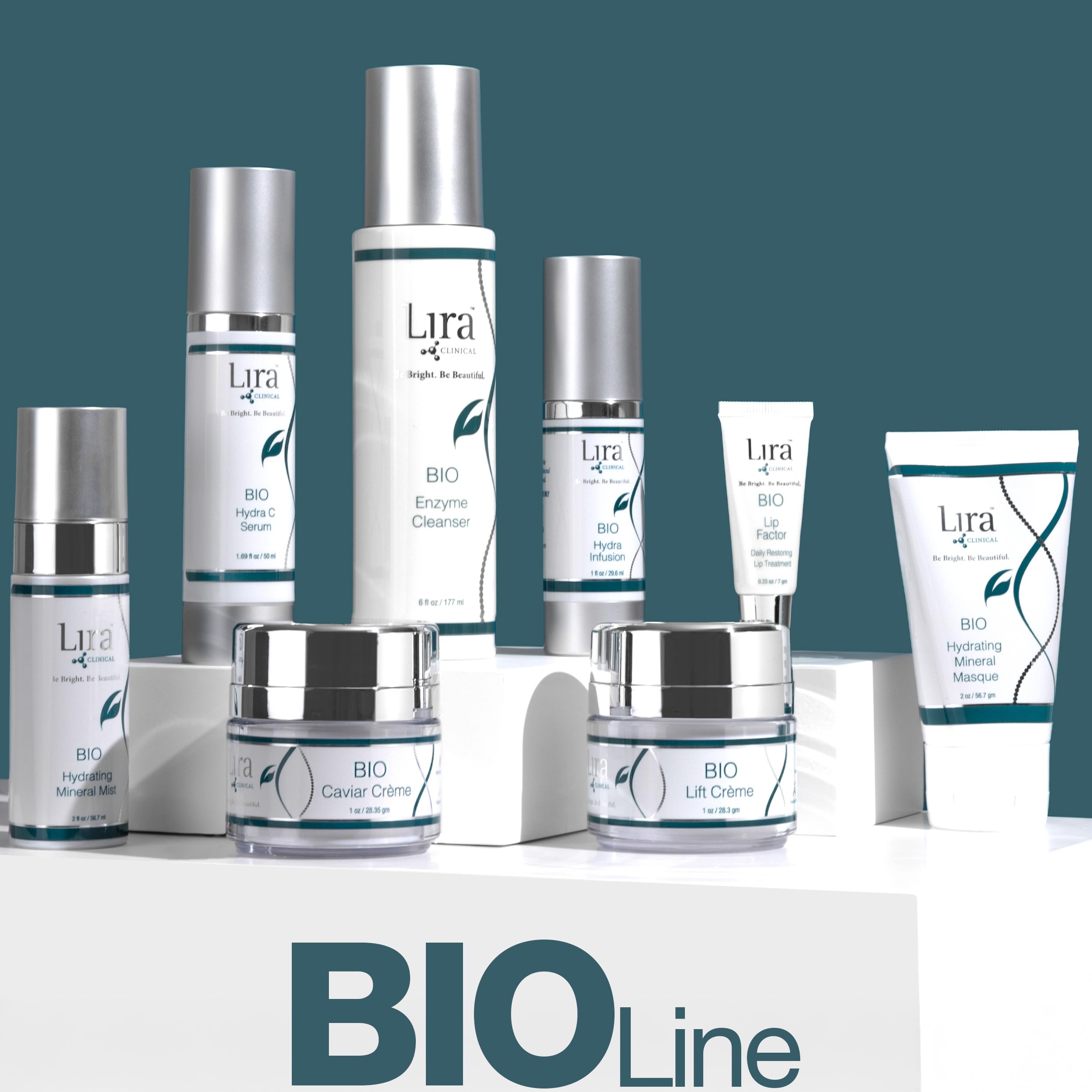 Lira Clinical BIO Lip Factor Lip Balm SPF 15 | Peptides + Vitamins C & E | 0.25 oz