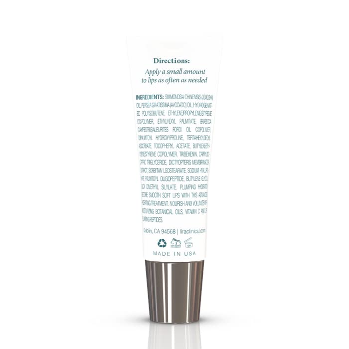 Lira Clinical BIO Lip Factor Lip Balm SPF 15 | Peptides + Vitamins C & E | 0.25 oz