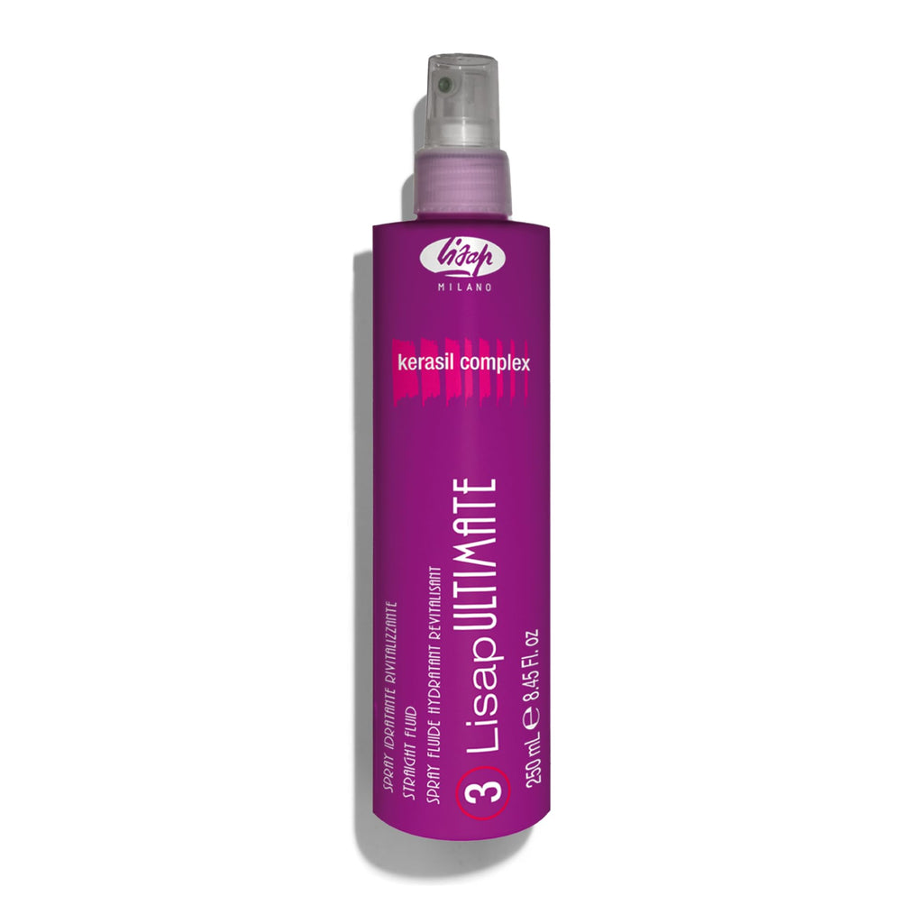 Lisap Heat Protectant for Hair — Ultimate Straight Fluid, Anti-Frizz & Thermal Protection