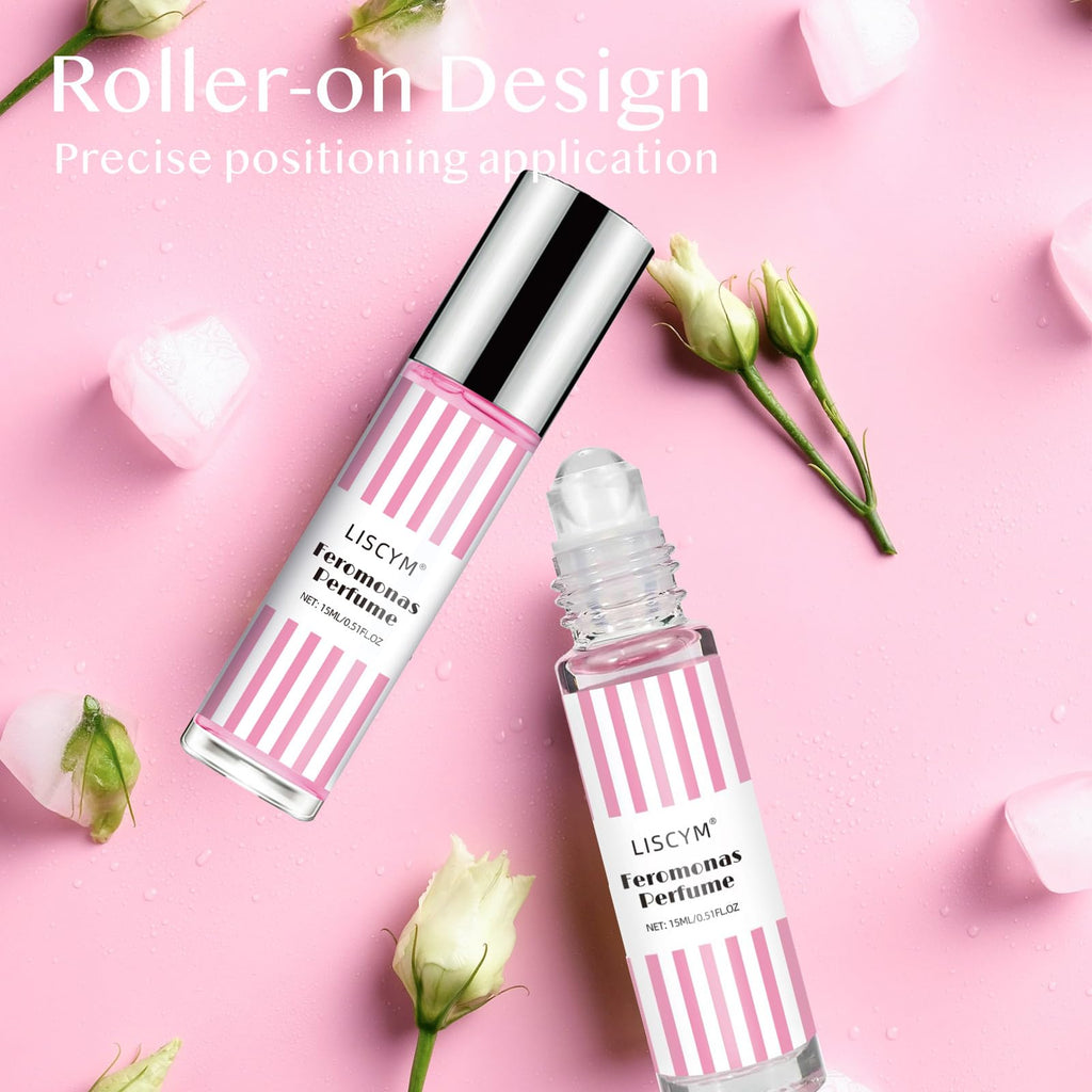 Liscym Pheromones Perfume for Women – Long-Lasting Roll-On Fragrance Oil (15 ml) Travel Size