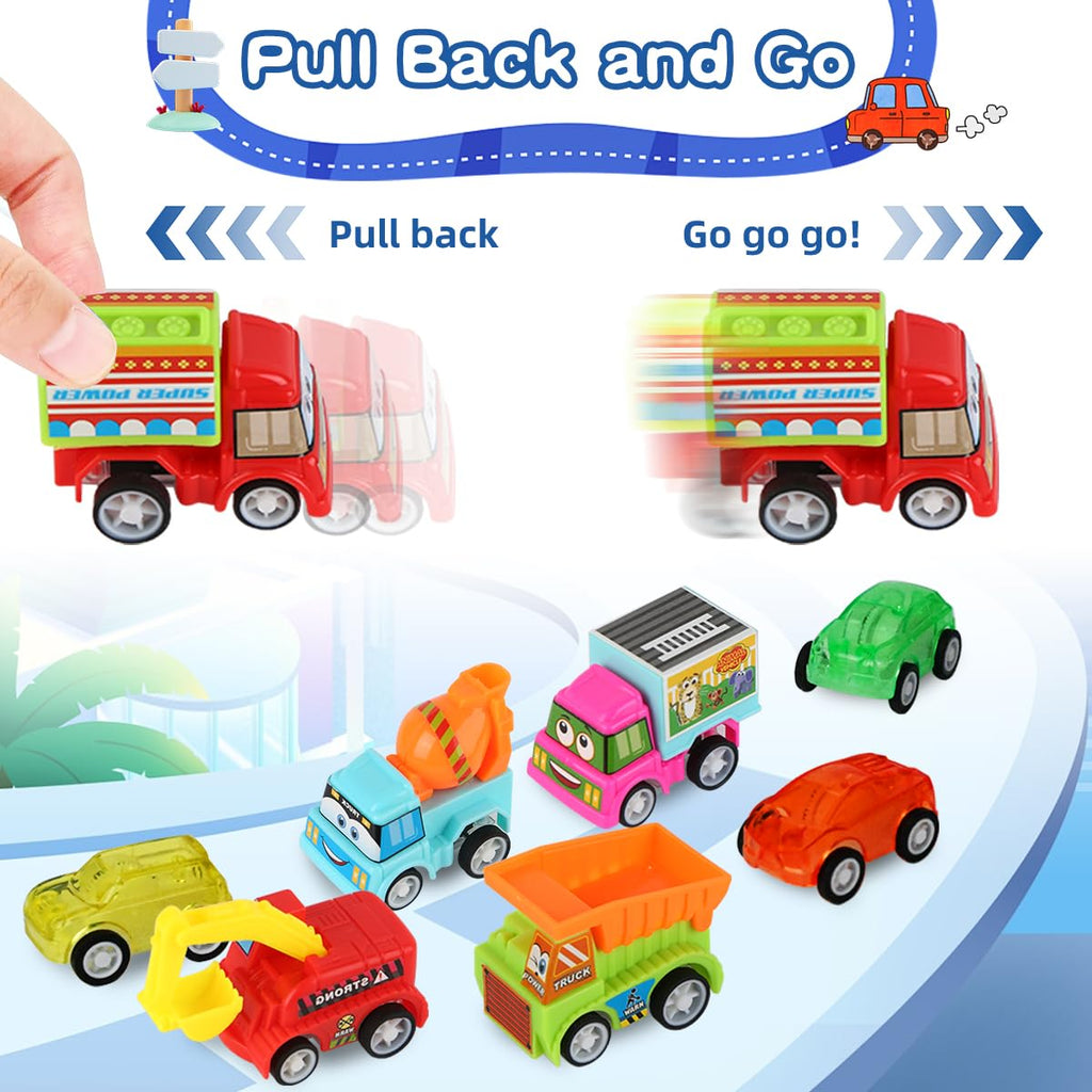 Lisotera Kids Bath Bombs with Toys Inside – 9-Piece Set with Cars & Vehicles