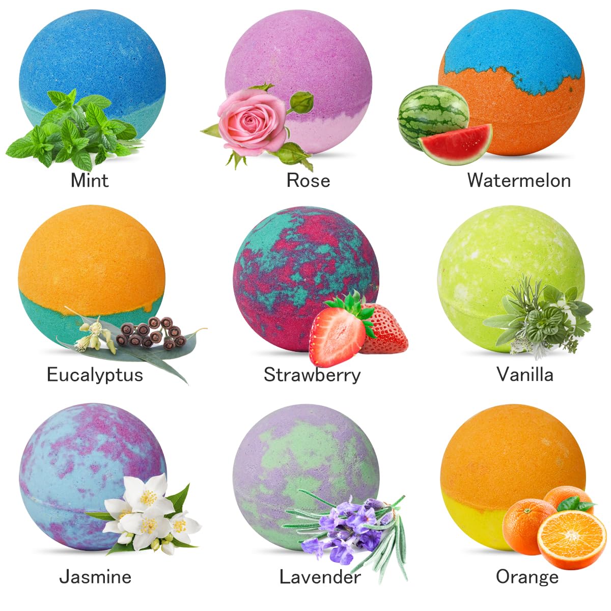 Lisotera Kids Bath Bombs with Toys Inside – 9-Piece Set with Cars & Vehicles